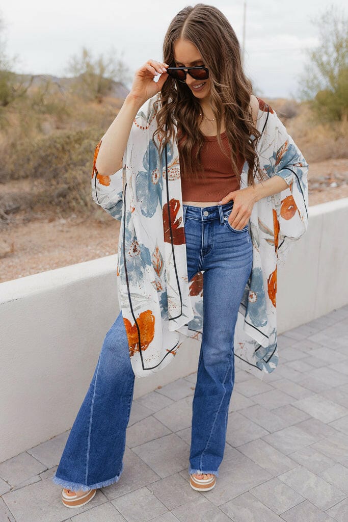 Sunset Stroll Kancan Mid-Rise Flare Jeans-Denim-Krush Kandy, Women's Online Fashion Boutique Located in Phoenix, Arizona (Scottsdale Area)