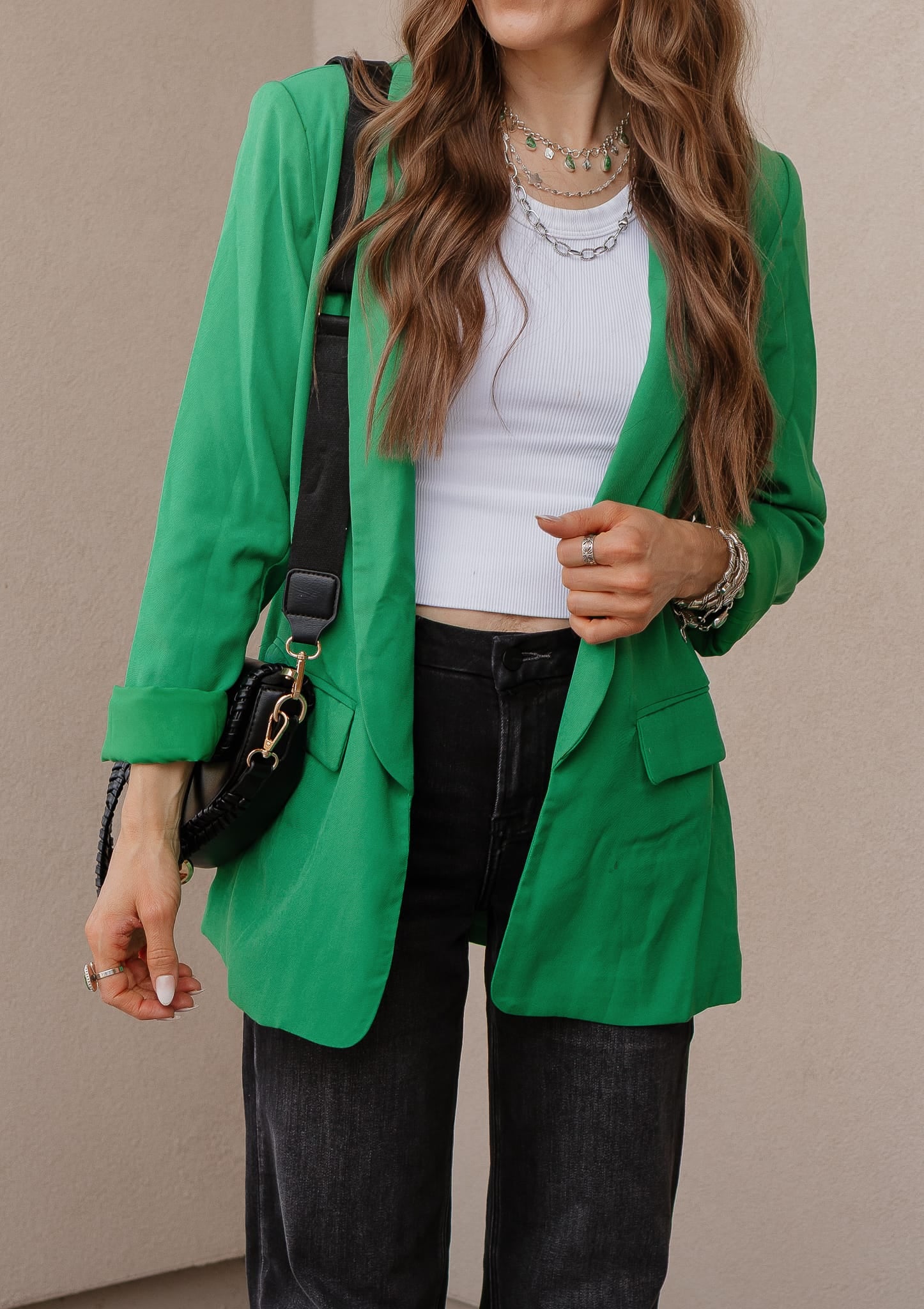 After Hours Long Sleeve Blazer-Blazers-Krush Kandy, Women's Online Fashion Boutique Located in Phoenix, Arizona (Scottsdale Area)
