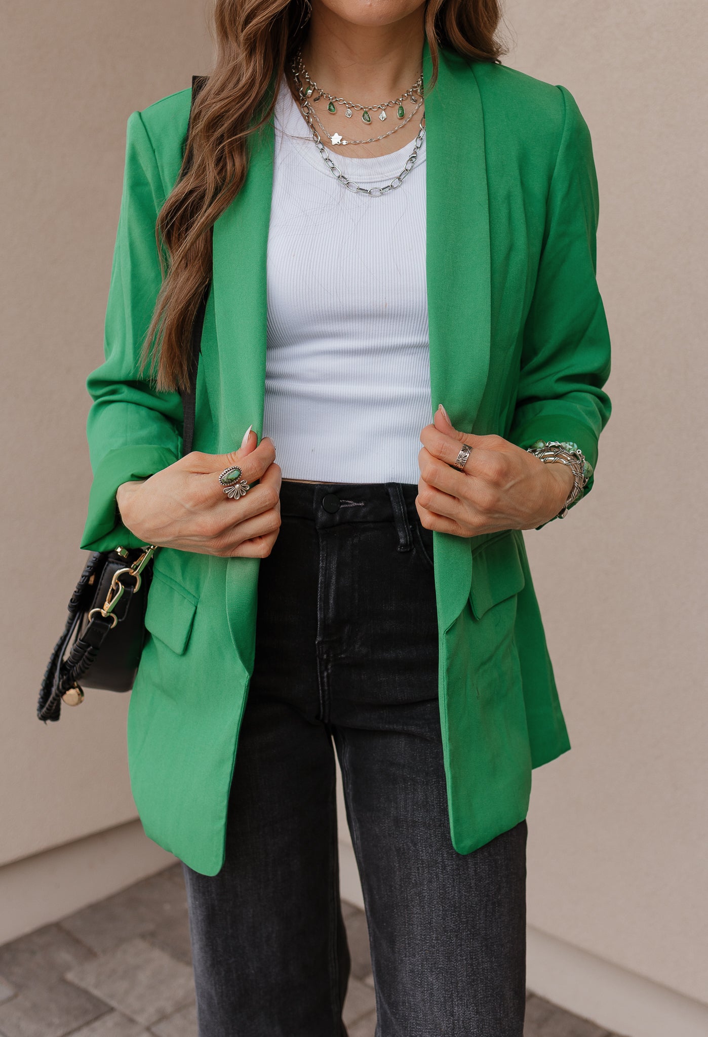 After Hours Long Sleeve Blazer-Blazers-Krush Kandy, Women's Online Fashion Boutique Located in Phoenix, Arizona (Scottsdale Area)