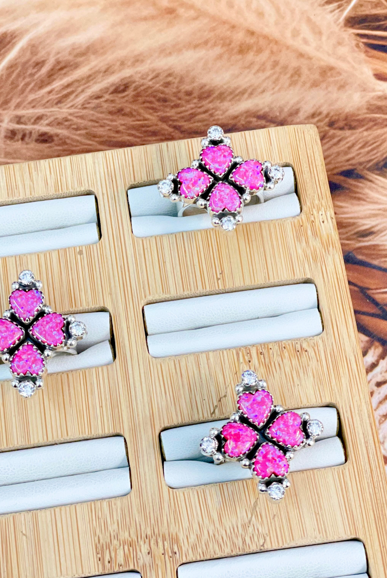 Opal Bloom Crystal Ring-Ring Sizers-Krush Kandy, Women's Online Fashion Boutique Located in Phoenix, Arizona (Scottsdale Area)