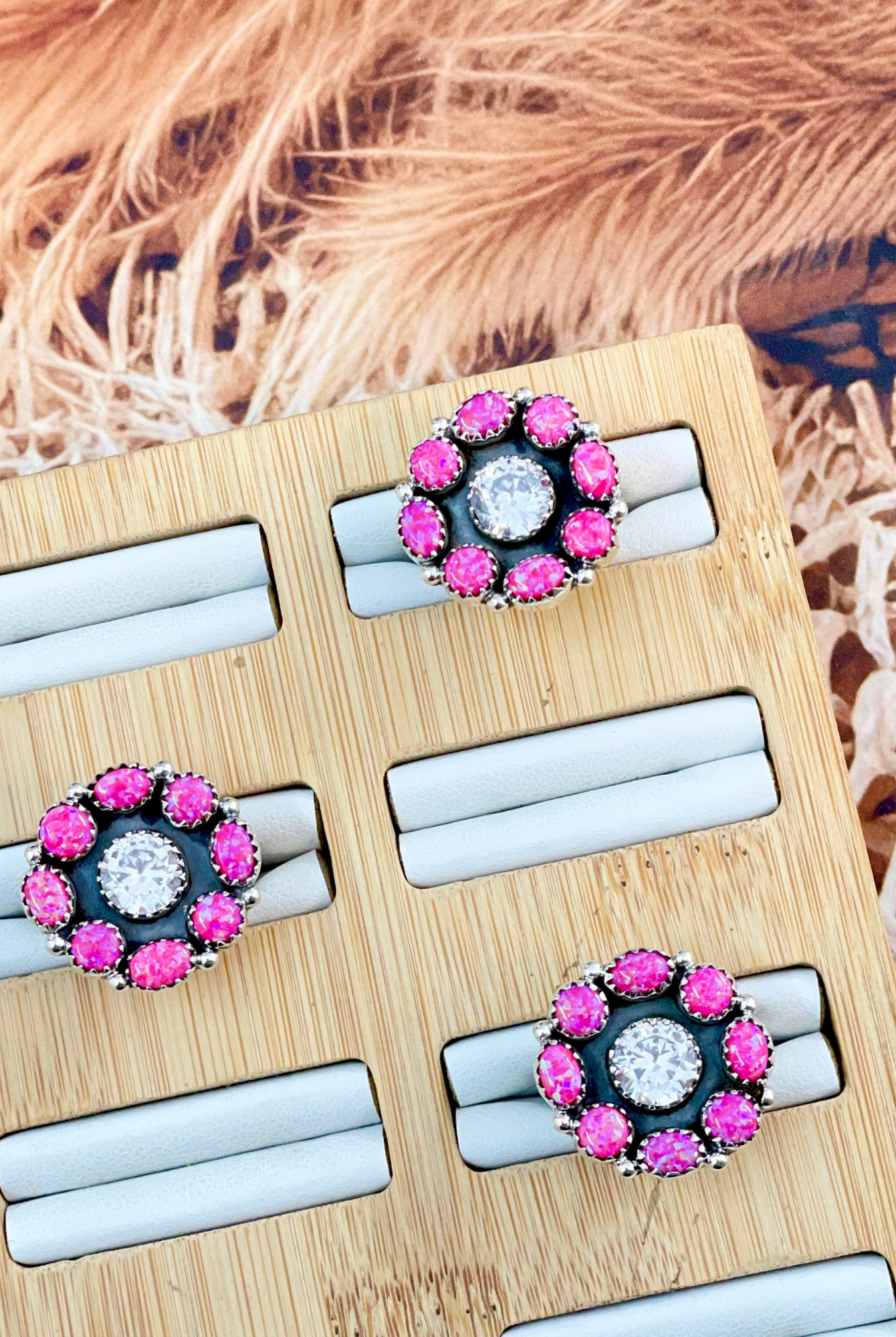 Kandy Krushed Opal & Crystal Ring-Ring Sizers-Krush Kandy, Women's Online Fashion Boutique Located in Phoenix, Arizona (Scottsdale Area)