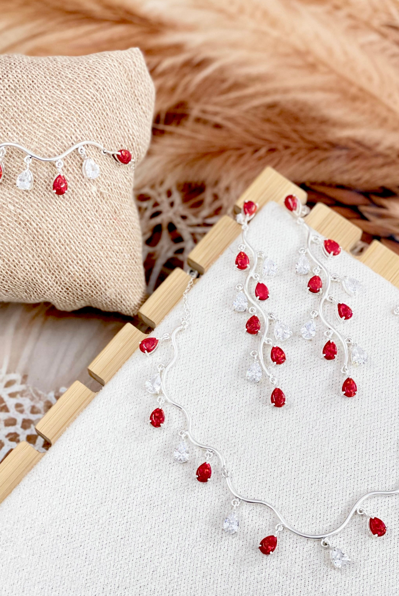 Solstice Serenade Sterling Silver & Stone Set-Necklaces-Krush Kandy, Women's Online Fashion Boutique Located in Phoenix, Arizona (Scottsdale Area)