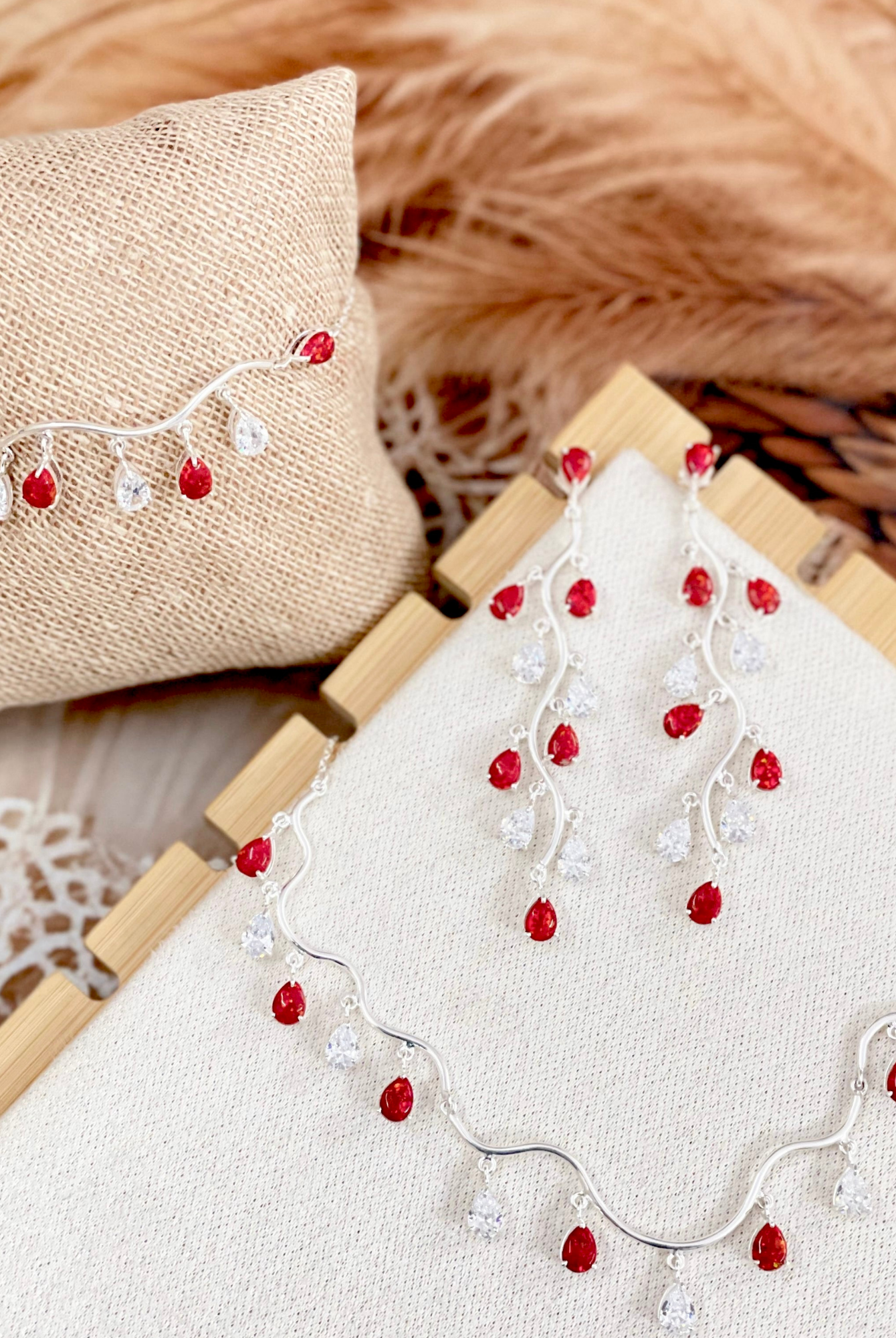 Solstice Serenade Sterling Silver & Stone Set-Necklaces-Krush Kandy, Women's Online Fashion Boutique Located in Phoenix, Arizona (Scottsdale Area)
