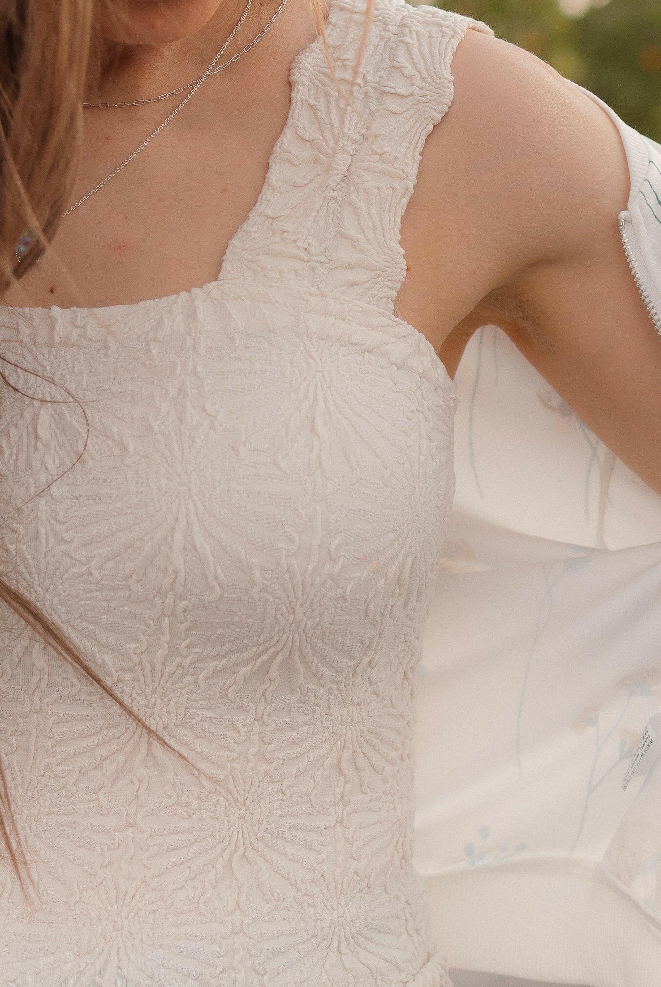 Floral Textured Knit Tank Top-Tanks-Krush Kandy, Women's Online Fashion Boutique Located in Phoenix, Arizona (Scottsdale Area)