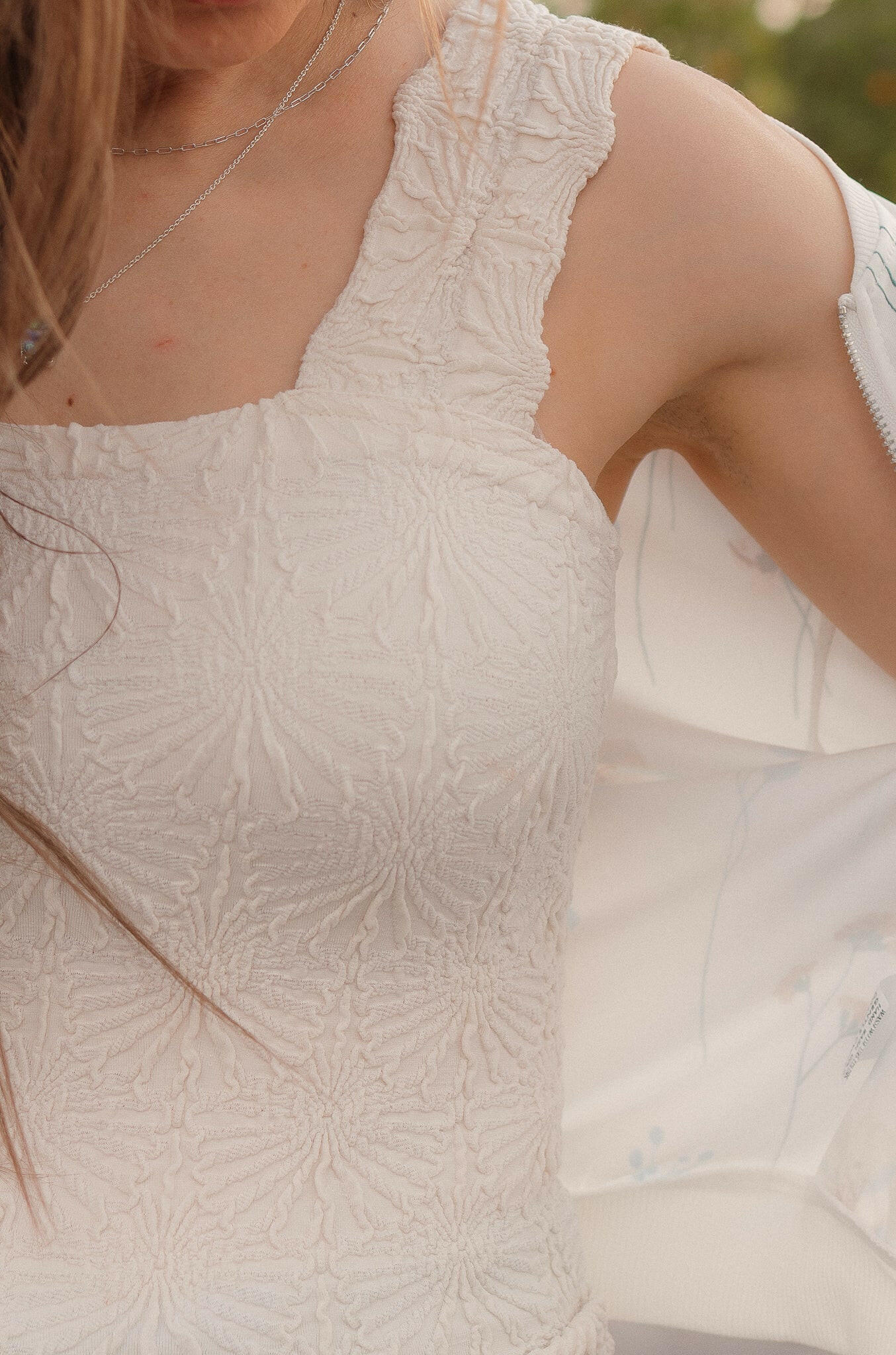 Floral Textured Knit Tank Top-Tanks-Krush Kandy, Women's Online Fashion Boutique Located in Phoenix, Arizona (Scottsdale Area)