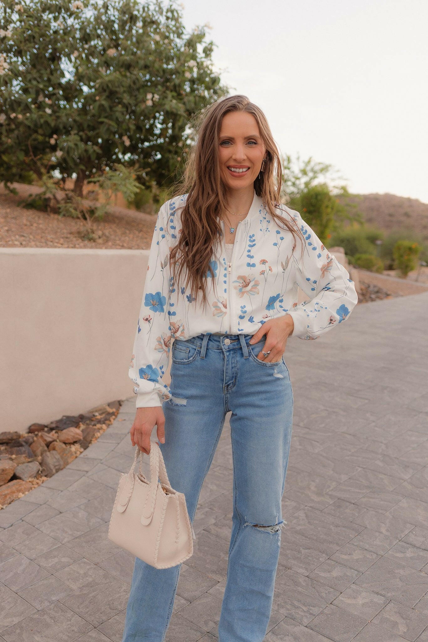 Vervet Distressed Knee Wide Leg Jean-Denim-Krush Kandy, Women's Online Fashion Boutique Located in Phoenix, Arizona (Scottsdale Area)