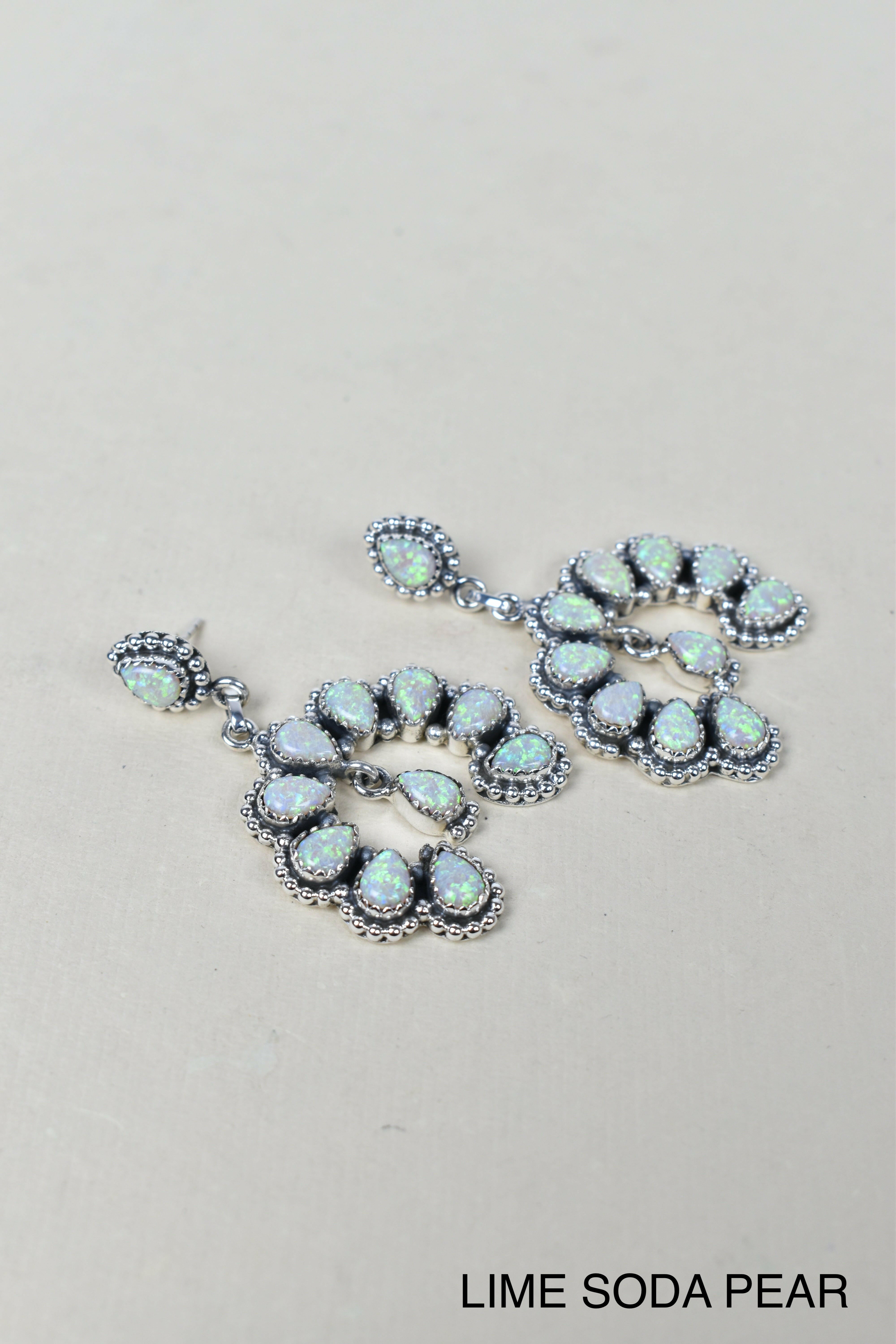 Double Luck Sterling Silver Earrings-Drop Earrings-Krush Kandy, Women's Online Fashion Boutique Located in Phoenix, Arizona (Scottsdale Area)