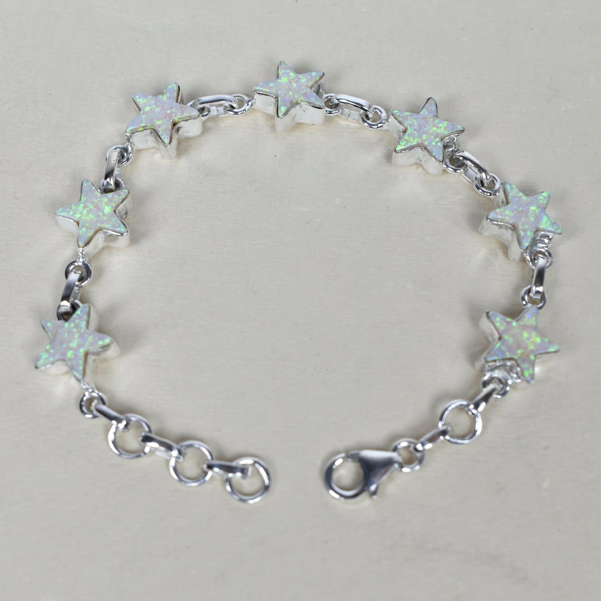7 Star General Sterling Silver Bracelet-Gemstone Bracelets-Krush Kandy, Women's Online Fashion Boutique Located in Phoenix, Arizona (Scottsdale Area)