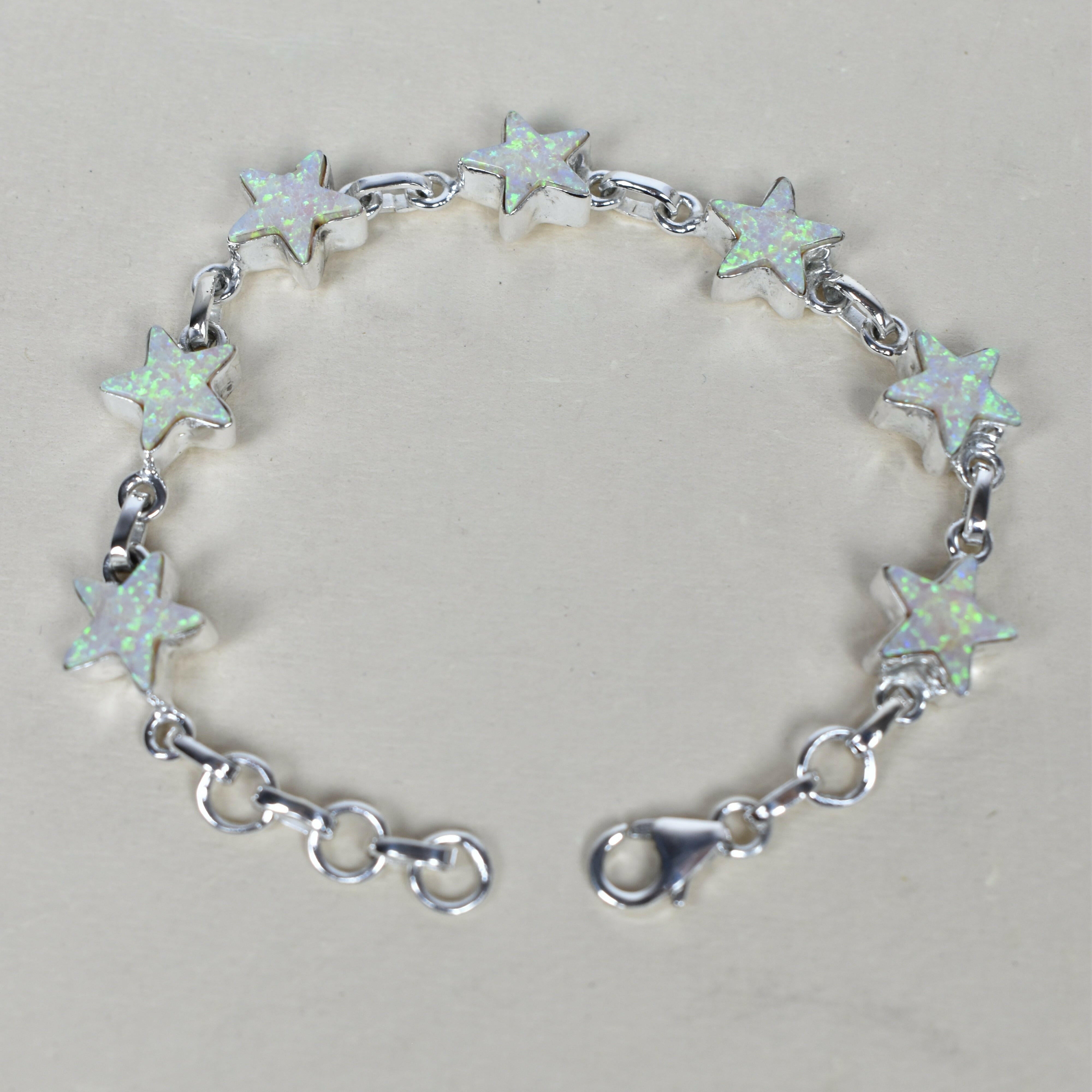 7 Star General Sterling Silver Bracelet-Gemstone Bracelets-Krush Kandy, Women's Online Fashion Boutique Located in Phoenix, Arizona (Scottsdale Area)