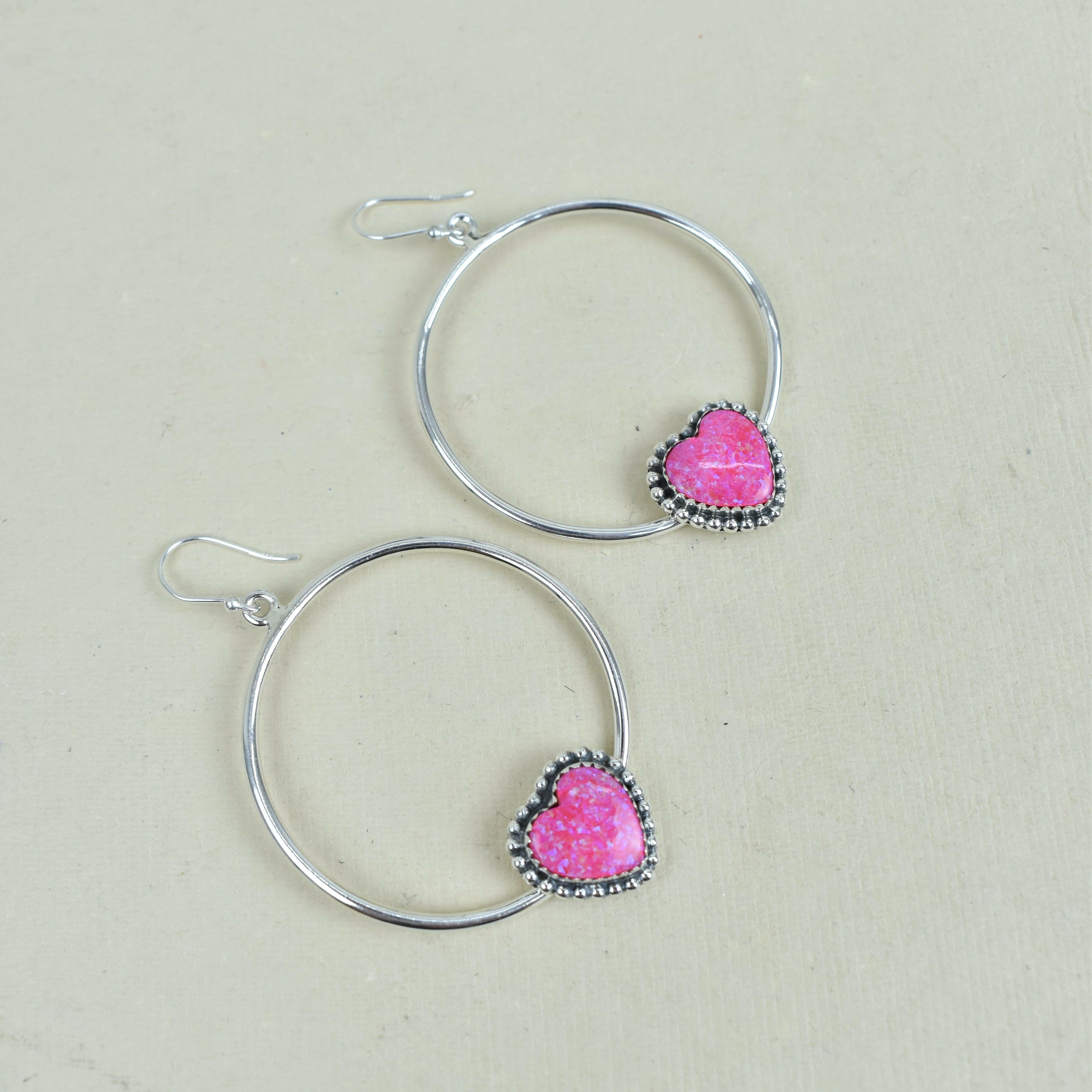 Heartfelt Hoop Earrings-Hoop Earrings-Krush Kandy, Women's Online Fashion Boutique Located in Phoenix, Arizona (Scottsdale Area)