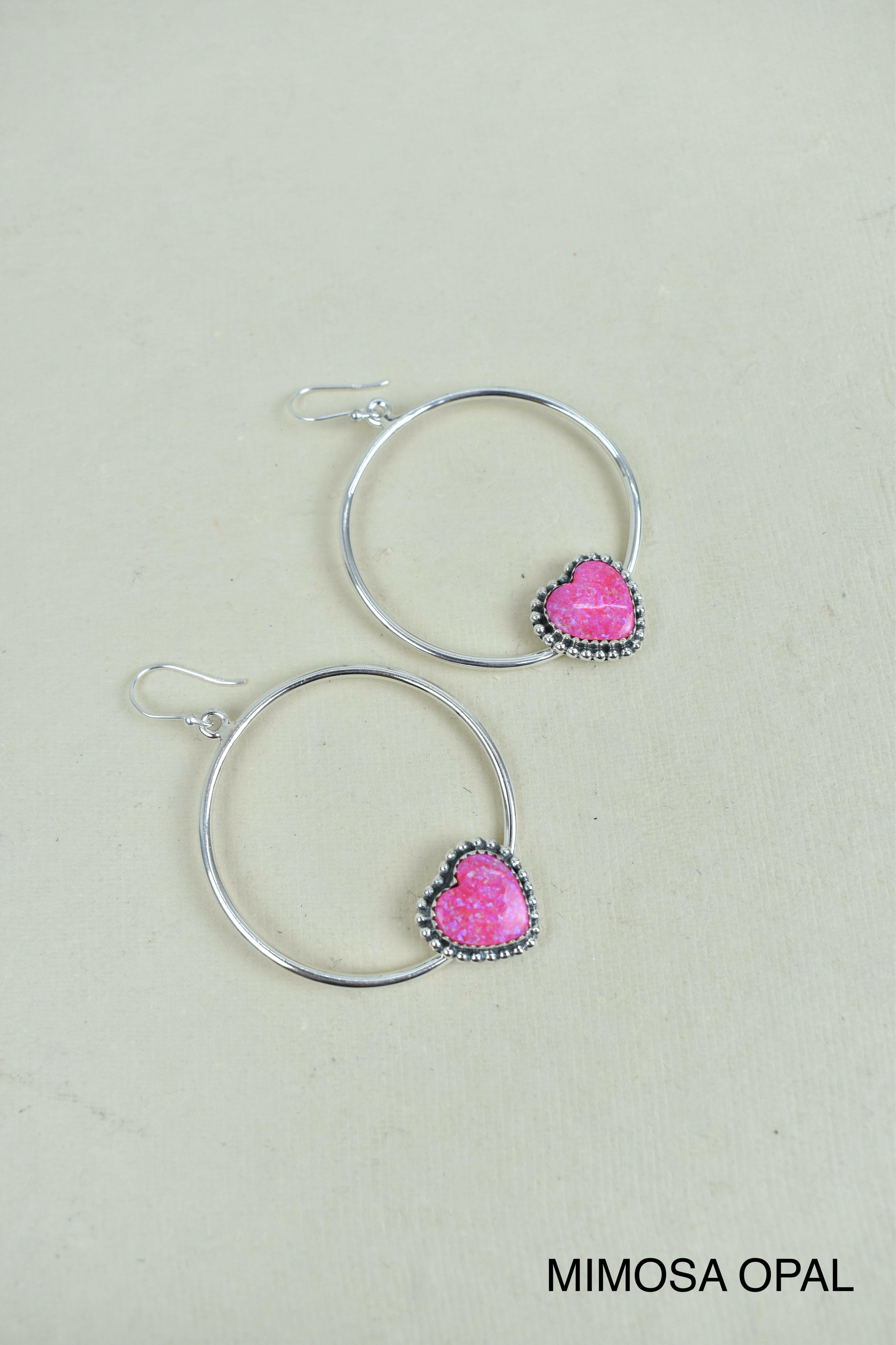 Heartfelt Hoop Earrings-Hoop Earrings-Krush Kandy, Women's Online Fashion Boutique Located in Phoenix, Arizona (Scottsdale Area)