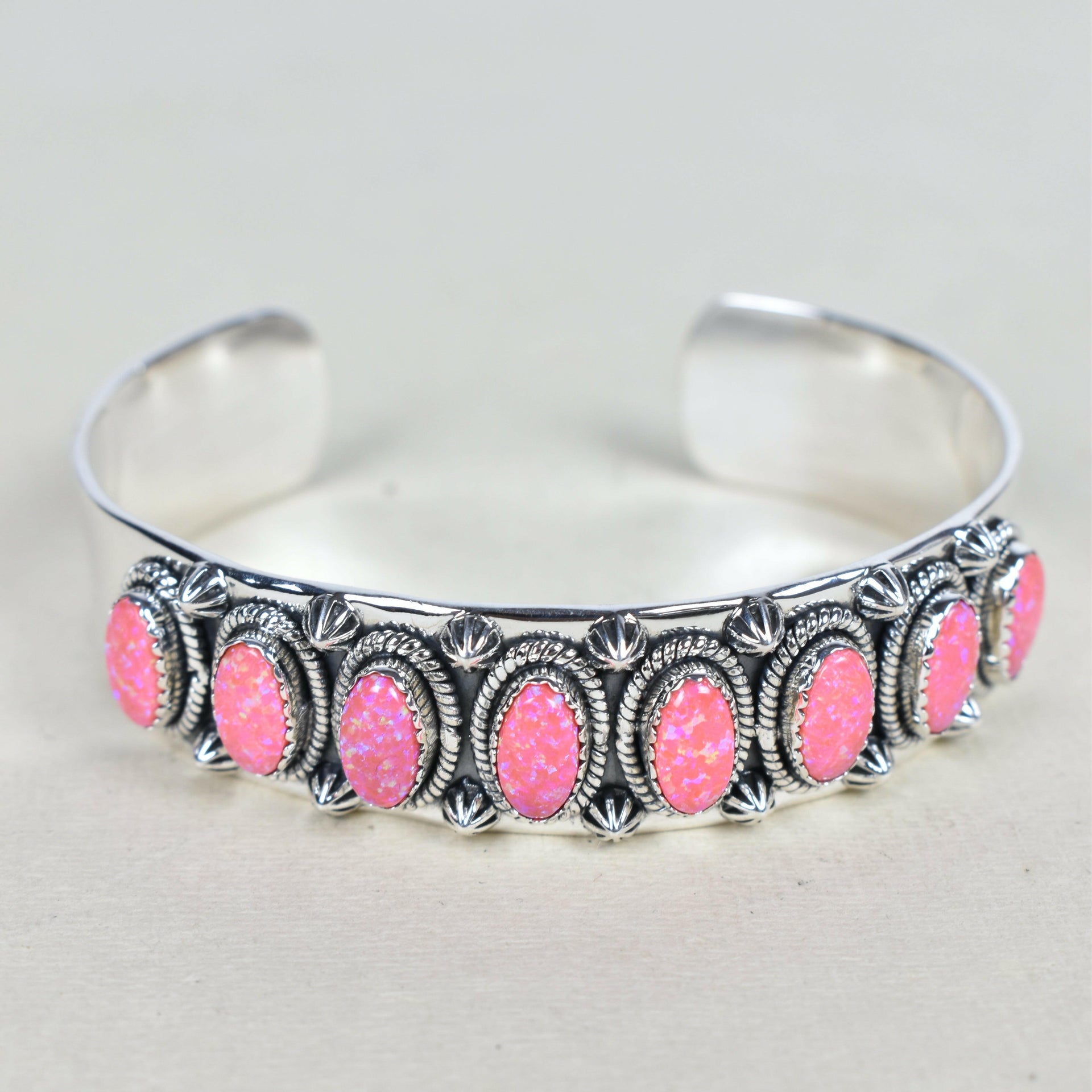 Octet Gem Sterling Silver Cuff-Cuffs-Krush Kandy, Women's Online Fashion Boutique Located in Phoenix, Arizona (Scottsdale Area)