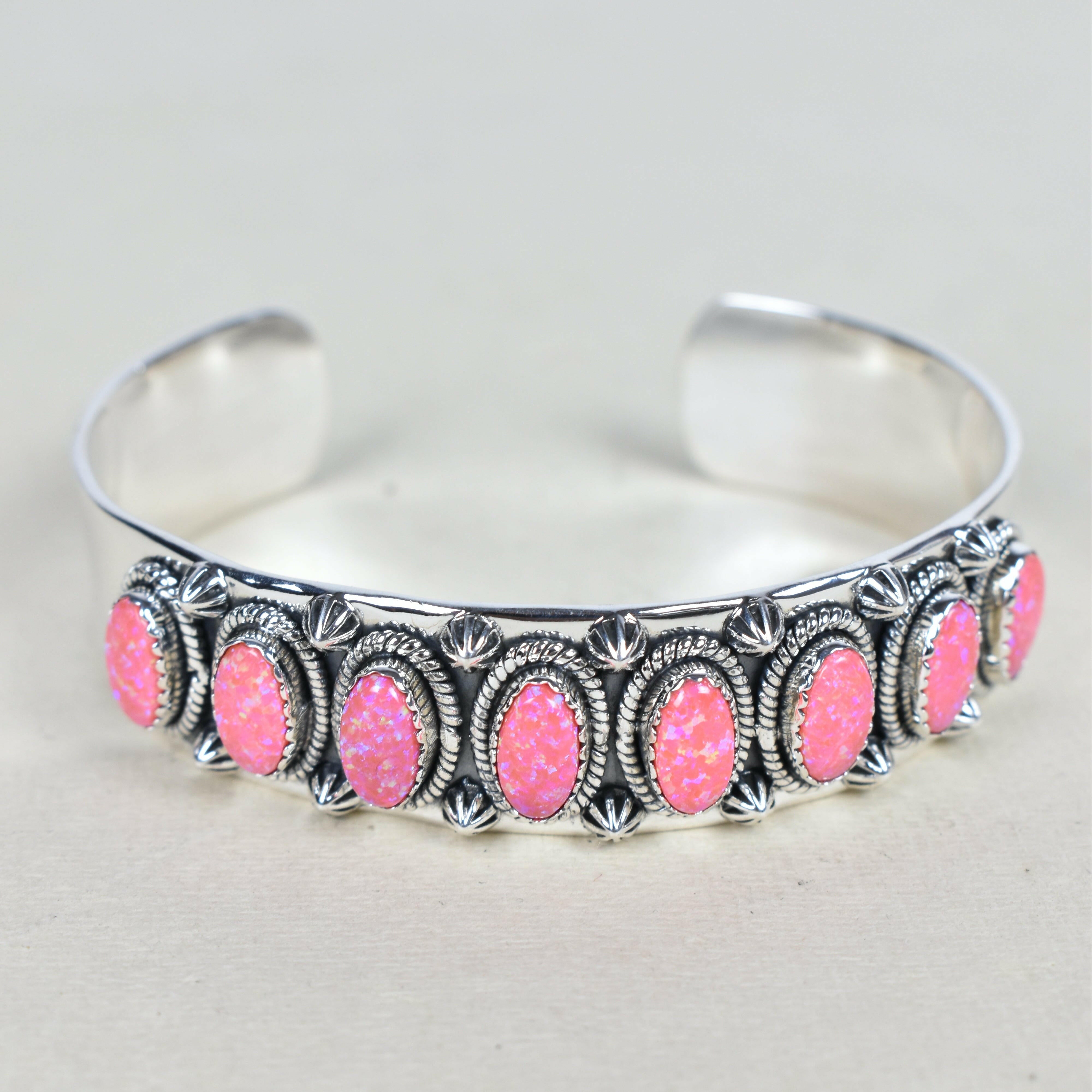 Octet Gem Sterling Silver Cuff-Cuffs-Krush Kandy, Women's Online Fashion Boutique Located in Phoenix, Arizona (Scottsdale Area)