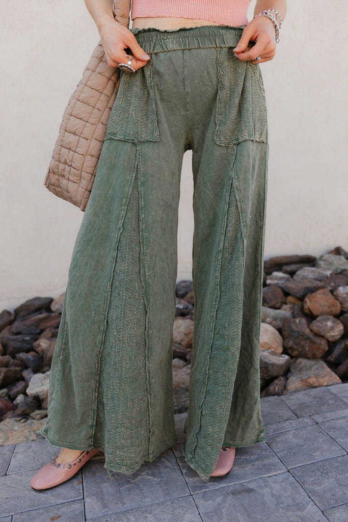 Willow Grove Wide-Leg Pants-Bottoms-Krush Kandy, Women's Online Fashion Boutique Located in Phoenix, Arizona (Scottsdale Area)