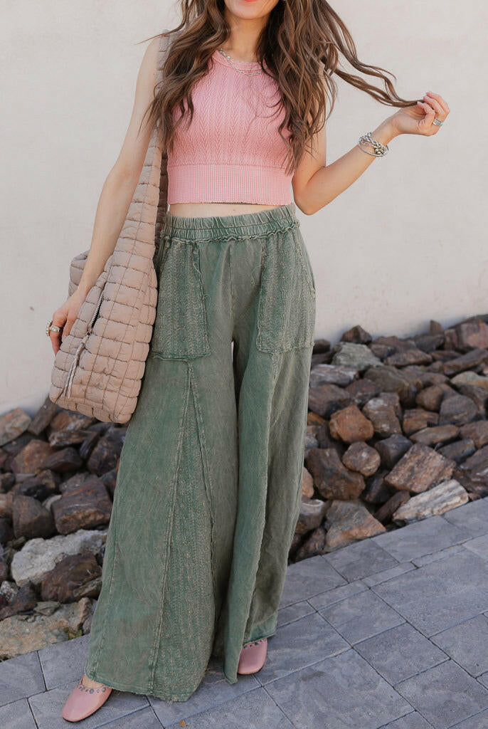 Willow Grove Wide-Leg Pants-Bottoms-Krush Kandy, Women's Online Fashion Boutique Located in Phoenix, Arizona (Scottsdale Area)