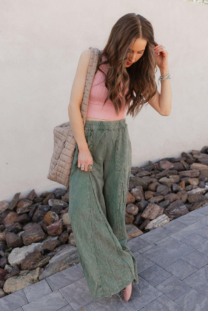 Willow Grove Wide-Leg Pants-Bottoms-Krush Kandy, Women's Online Fashion Boutique Located in Phoenix, Arizona (Scottsdale Area)