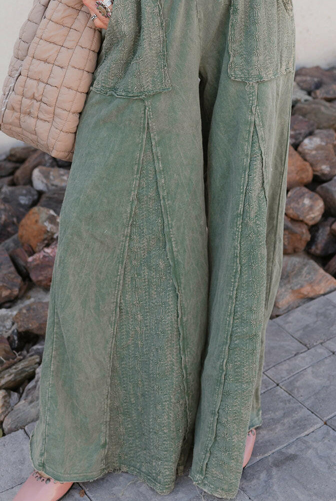 Willow Grove Wide-Leg Pants-Bottoms-Krush Kandy, Women's Online Fashion Boutique Located in Phoenix, Arizona (Scottsdale Area)
