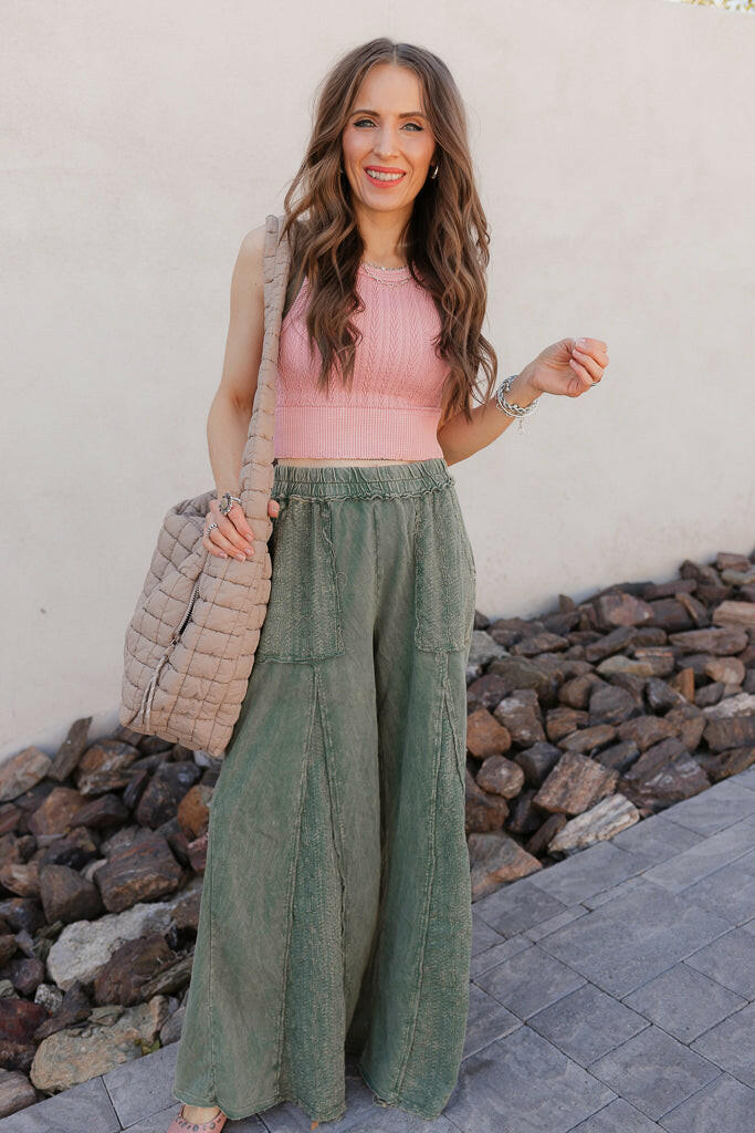 Willow Grove Wide-Leg Pants-Bottoms-Krush Kandy, Women's Online Fashion Boutique Located in Phoenix, Arizona (Scottsdale Area)