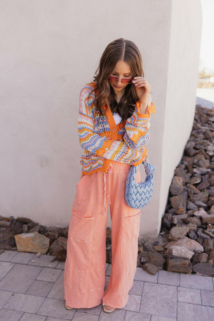 Seaside Breeze Mineral Wash Wide Leg Cropped Pants-Bottoms-Krush Kandy, Women's Online Fashion Boutique Located in Phoenix, Arizona (Scottsdale Area)