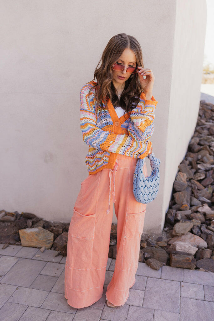 Seaside Breeze Mineral Wash Wide Leg Cropped Pants-Bottoms-Krush Kandy, Women's Online Fashion Boutique Located in Phoenix, Arizona (Scottsdale Area)