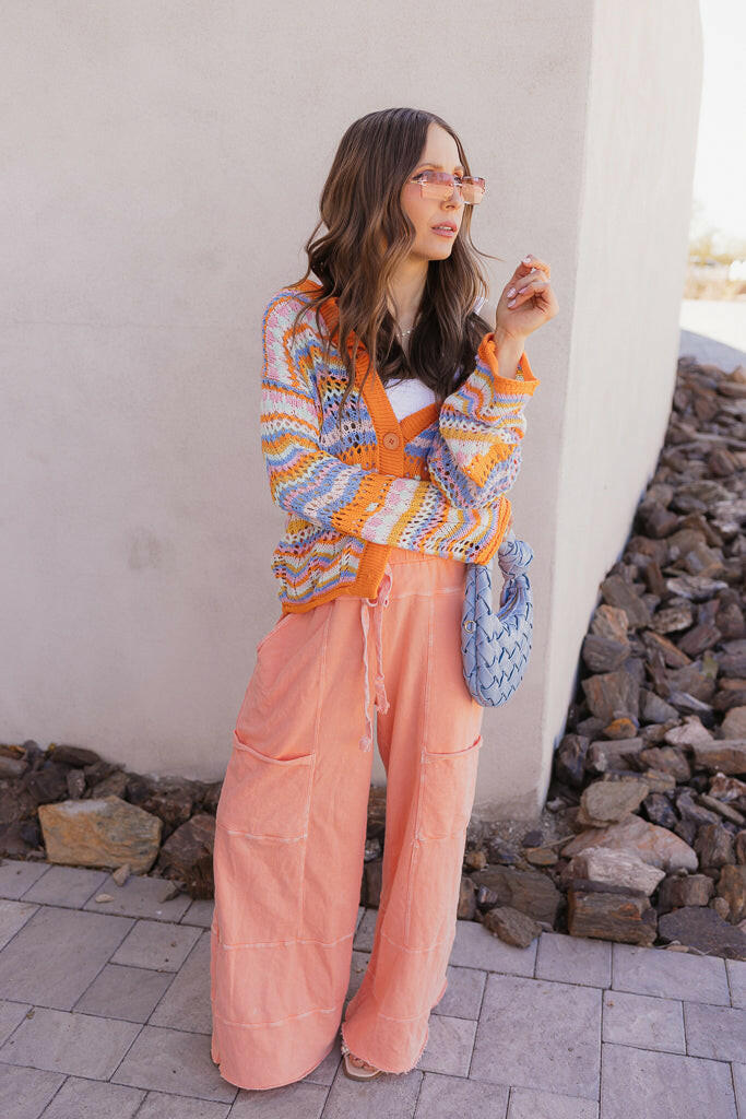 Seaside Breeze Mineral Wash Wide Leg Cropped Pants-Bottoms-Krush Kandy, Women's Online Fashion Boutique Located in Phoenix, Arizona (Scottsdale Area)