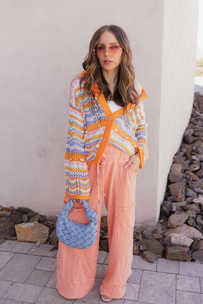 Seaside Breeze Mineral Wash Wide Leg Cropped Pants-Bottoms-Krush Kandy, Women's Online Fashion Boutique Located in Phoenix, Arizona (Scottsdale Area)