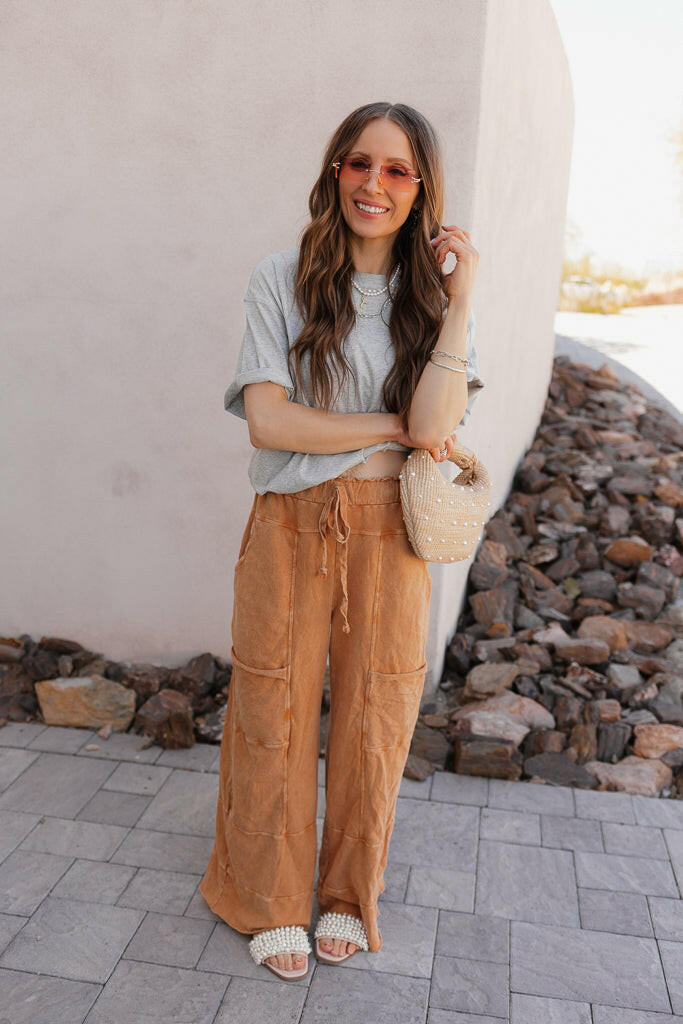 Seaside Breeze Mineral Wash Wide Leg Cropped Pants-Bottoms-Krush Kandy, Women's Online Fashion Boutique Located in Phoenix, Arizona (Scottsdale Area)