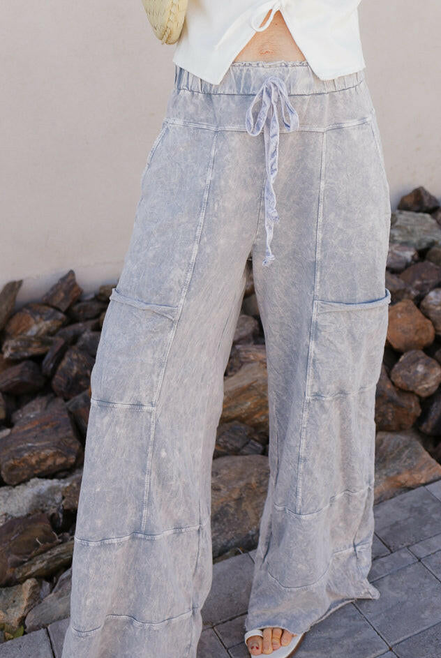 Coastal Breeze Mineral Wash Pants-Pants-Krush Kandy, Women's Online Fashion Boutique Located in Phoenix, Arizona (Scottsdale Area)