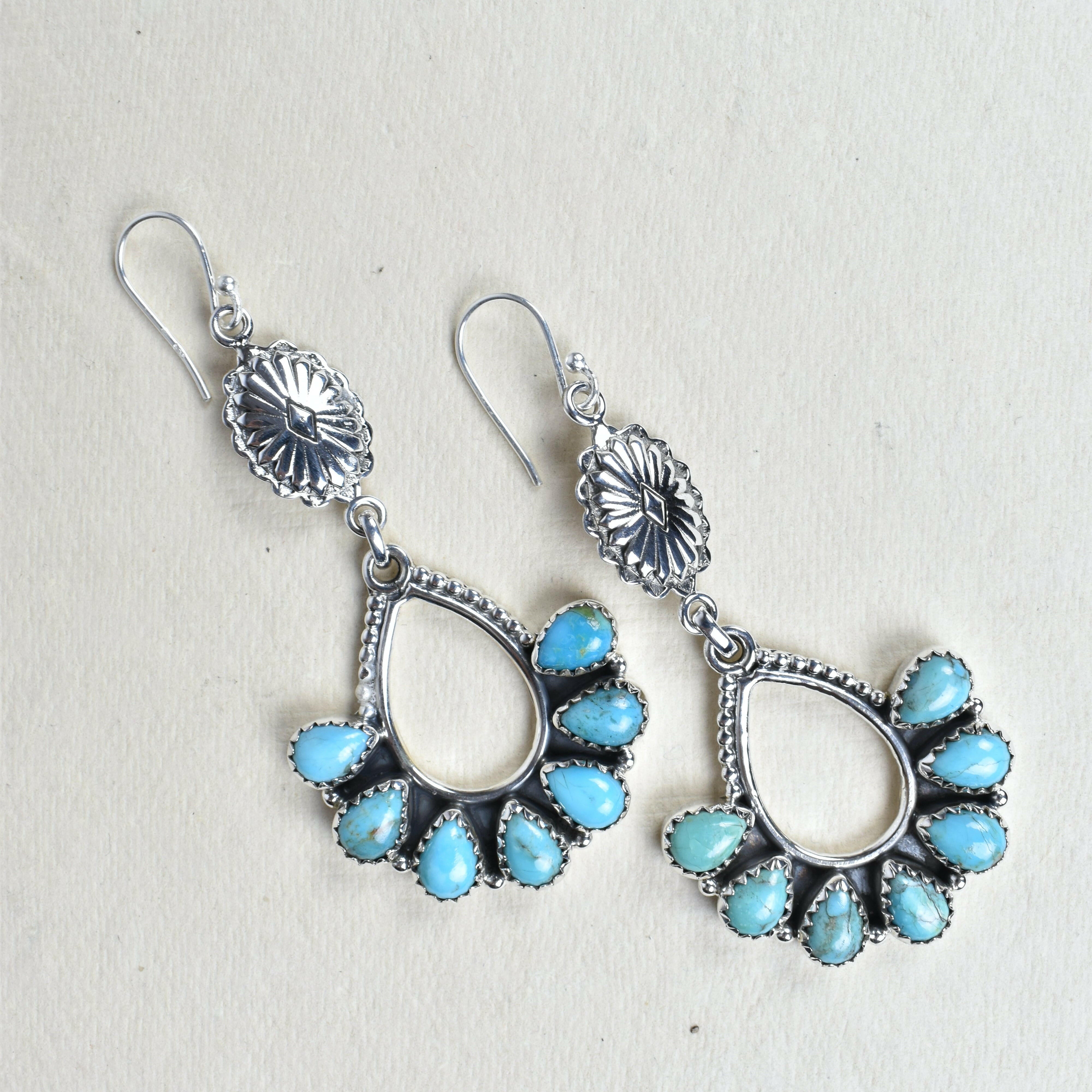 Concho Brielle Earring-Drop Earrings-Krush Kandy, Women's Online Fashion Boutique Located in Phoenix, Arizona (Scottsdale Area)