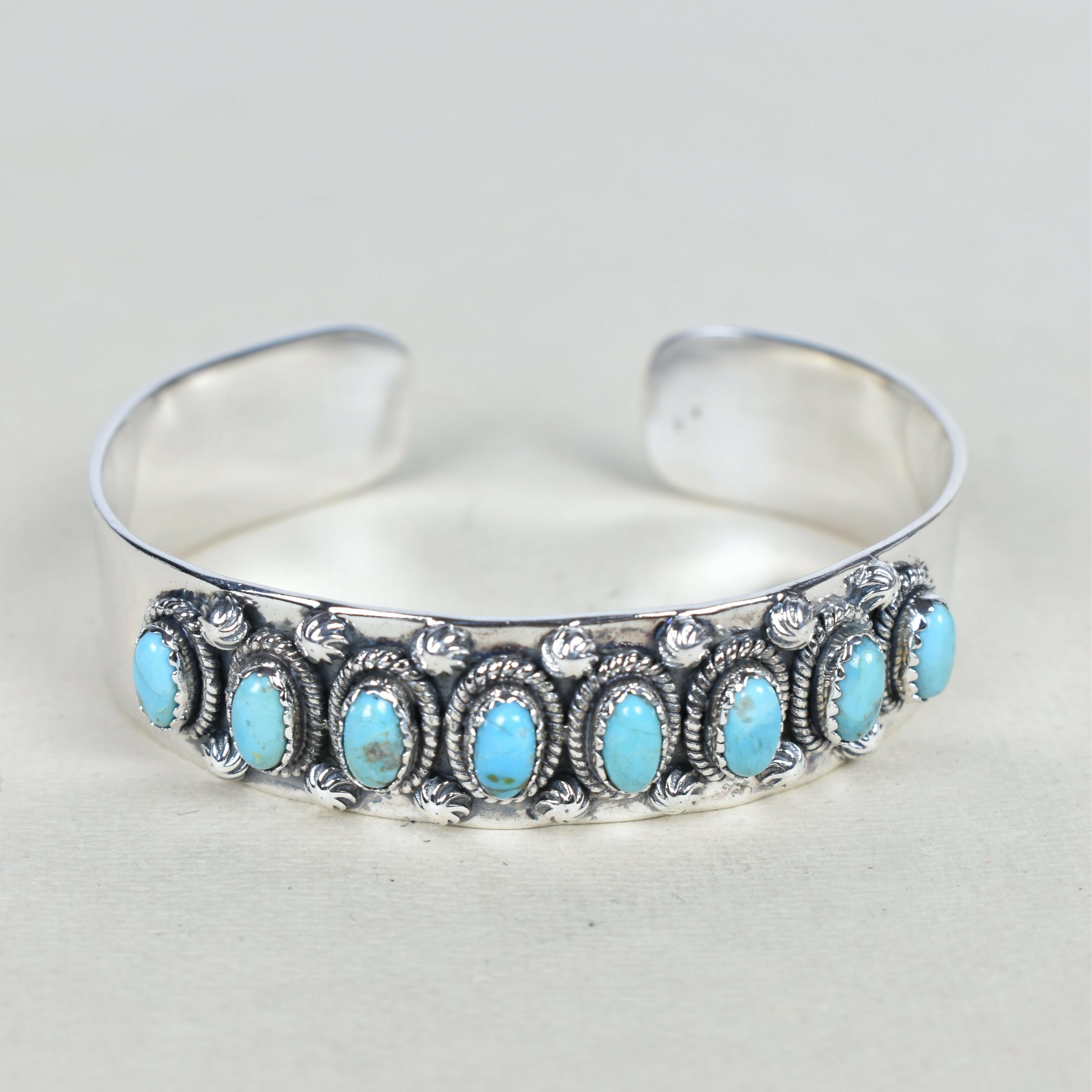 Octet Gem Sterling Silver Cuff-Cuffs-Krush Kandy, Women's Online Fashion Boutique Located in Phoenix, Arizona (Scottsdale Area)