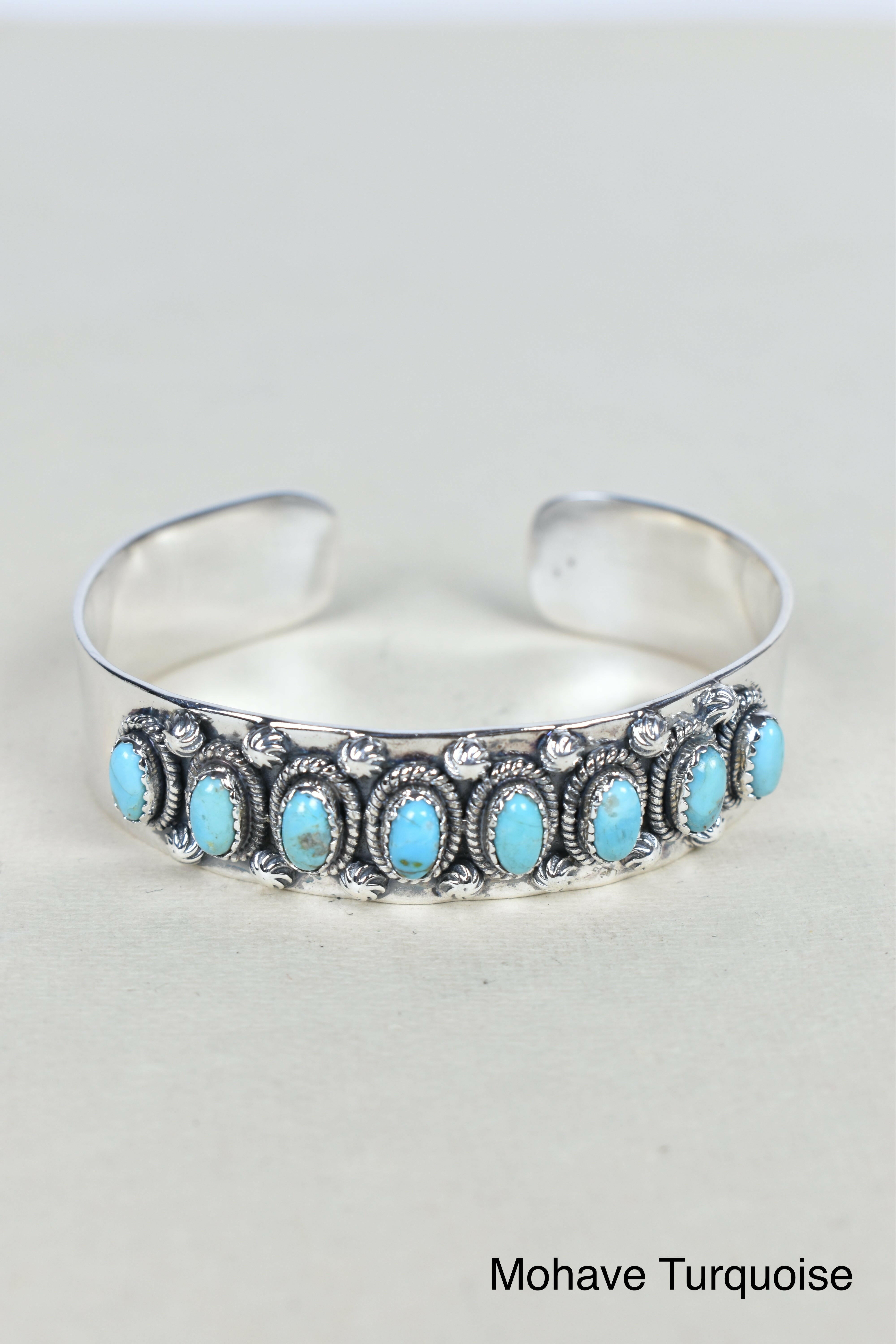 Octet Gem Sterling Silver Cuff-Cuffs-Krush Kandy, Women's Online Fashion Boutique Located in Phoenix, Arizona (Scottsdale Area)