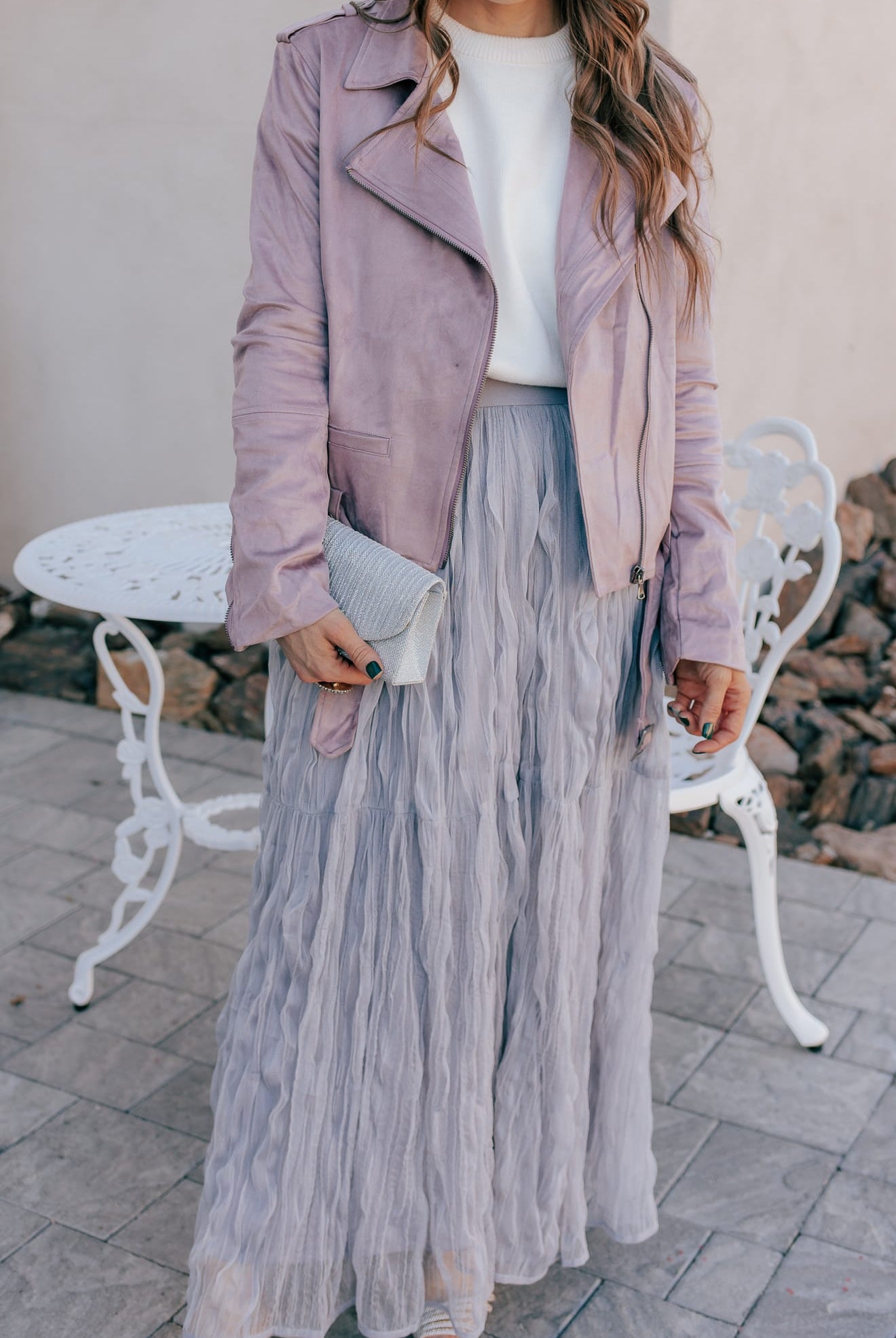 Oversized Faux Suede Biker Jacket-Jacket-Krush Kandy, Women's Online Fashion Boutique Located in Phoenix, Arizona (Scottsdale Area)