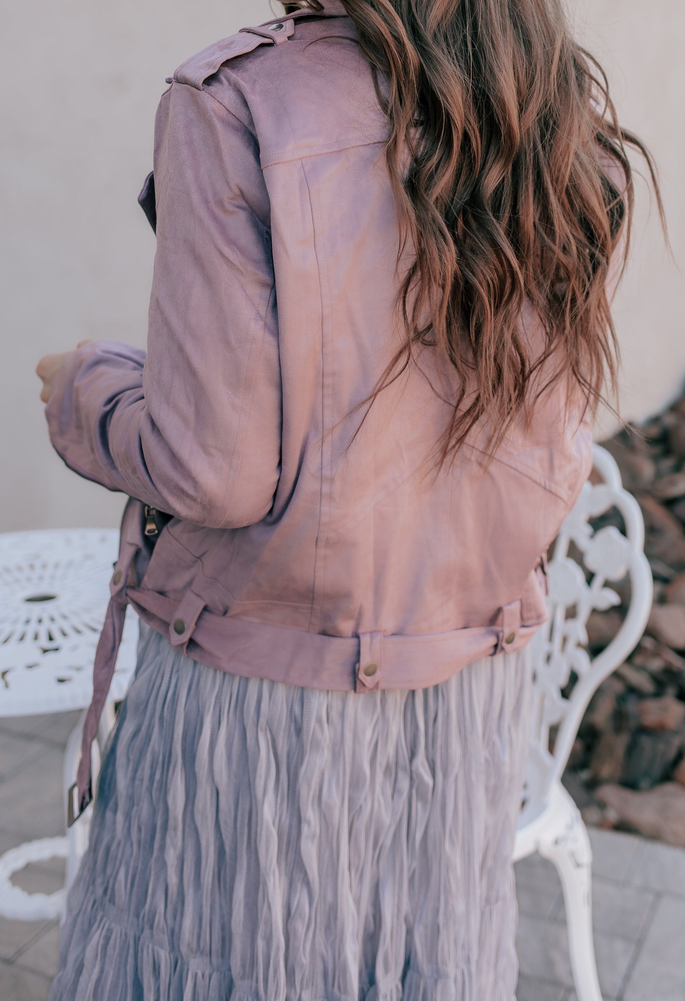 Oversized Faux Suede Biker Jacket-Jacket-Krush Kandy, Women's Online Fashion Boutique Located in Phoenix, Arizona (Scottsdale Area)