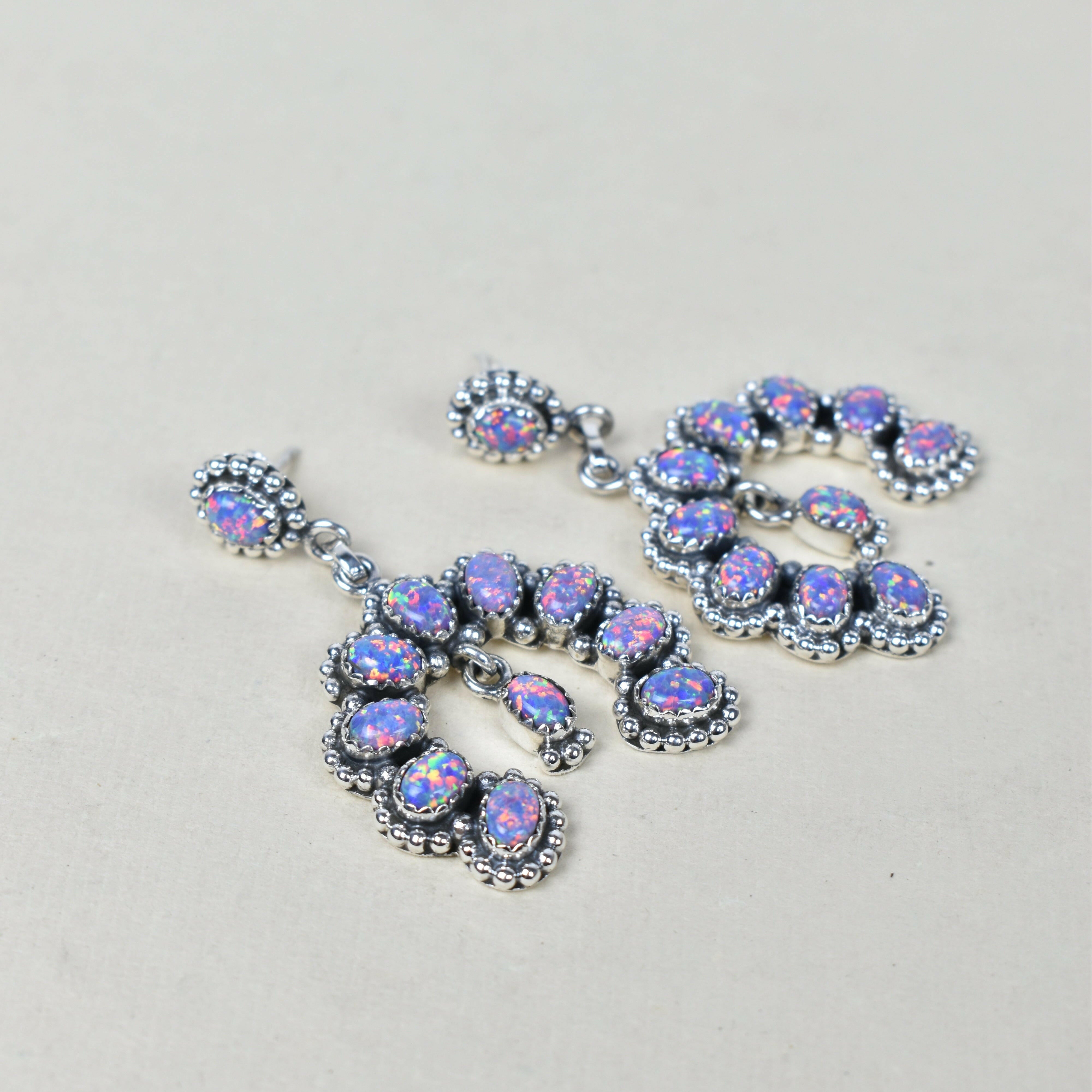 Double Luck Sterling Silver Earrings-Drop Earrings-Krush Kandy, Women's Online Fashion Boutique Located in Phoenix, Arizona (Scottsdale Area)