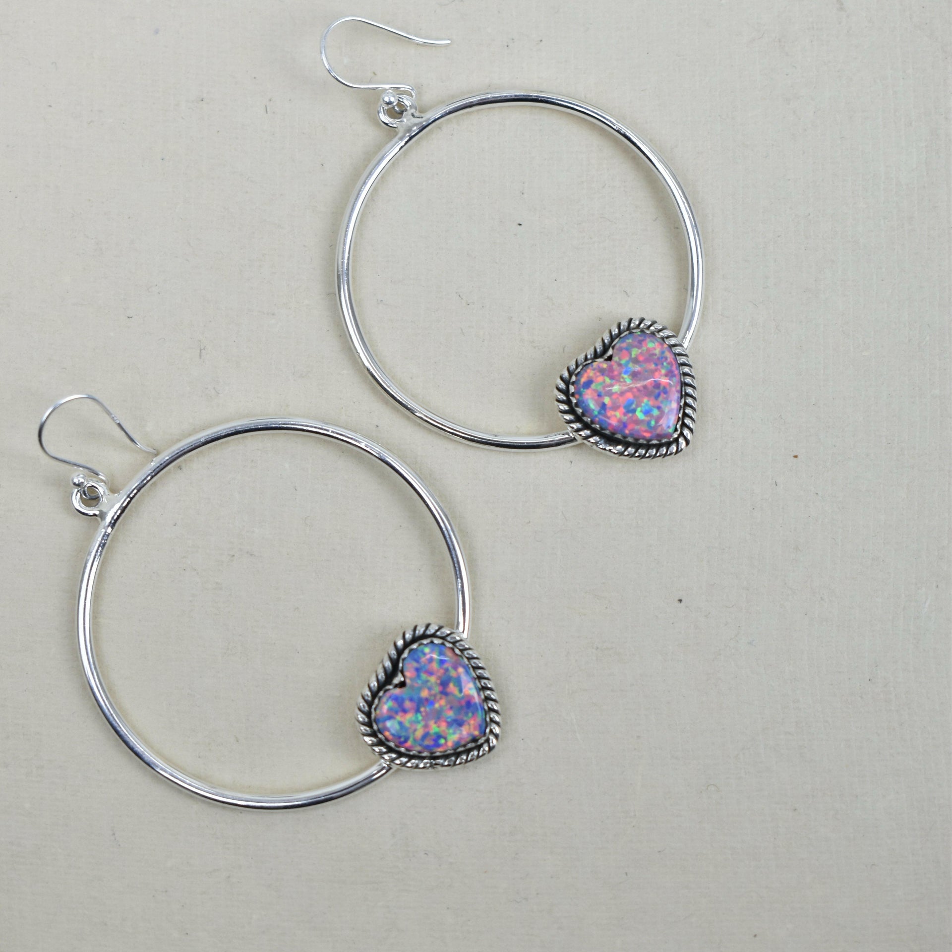Heartfelt Hoop Earrings-Hoop Earrings-Krush Kandy, Women's Online Fashion Boutique Located in Phoenix, Arizona (Scottsdale Area)