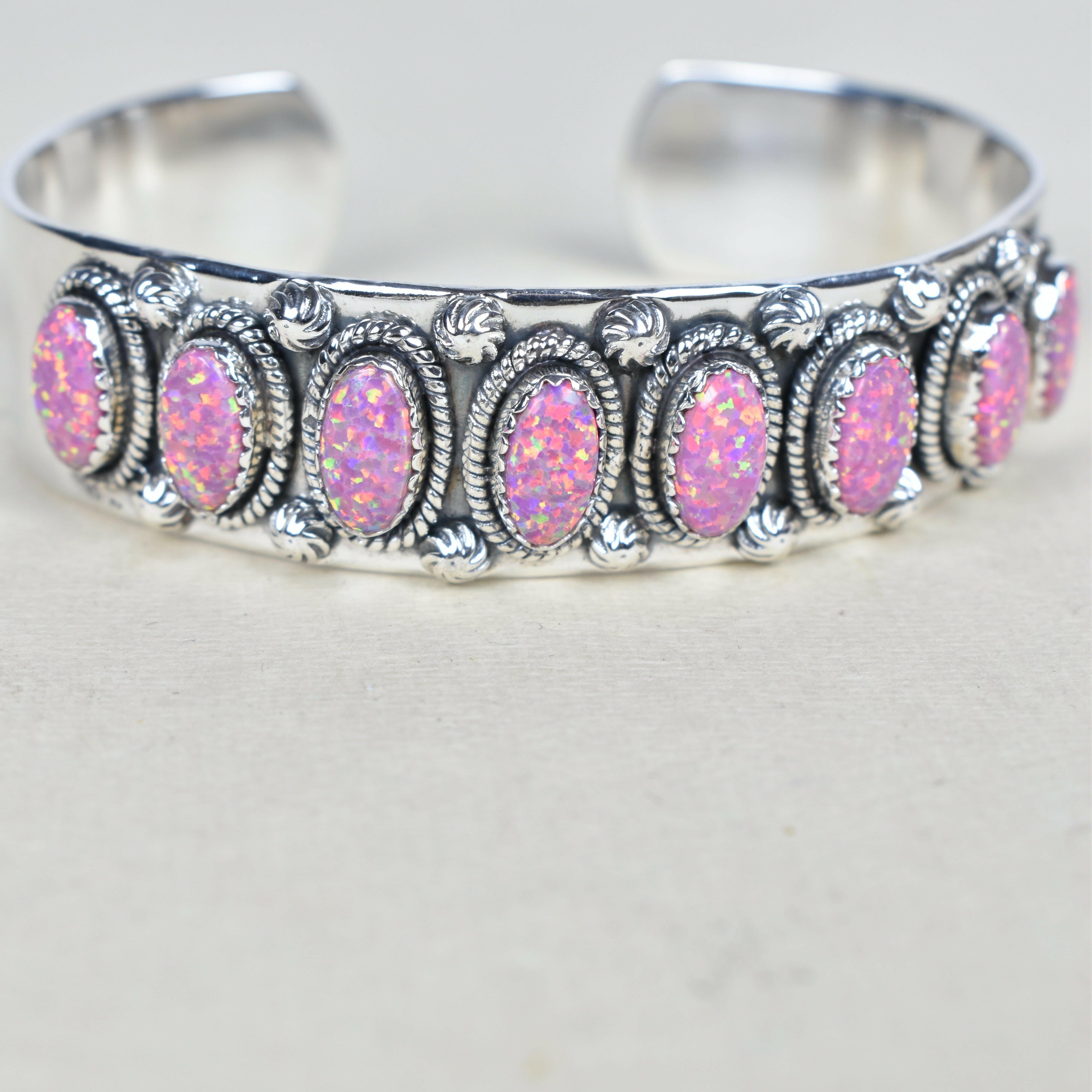 Octet Gem Sterling Silver Cuff-Cuffs-Krush Kandy, Women's Online Fashion Boutique Located in Phoenix, Arizona (Scottsdale Area)