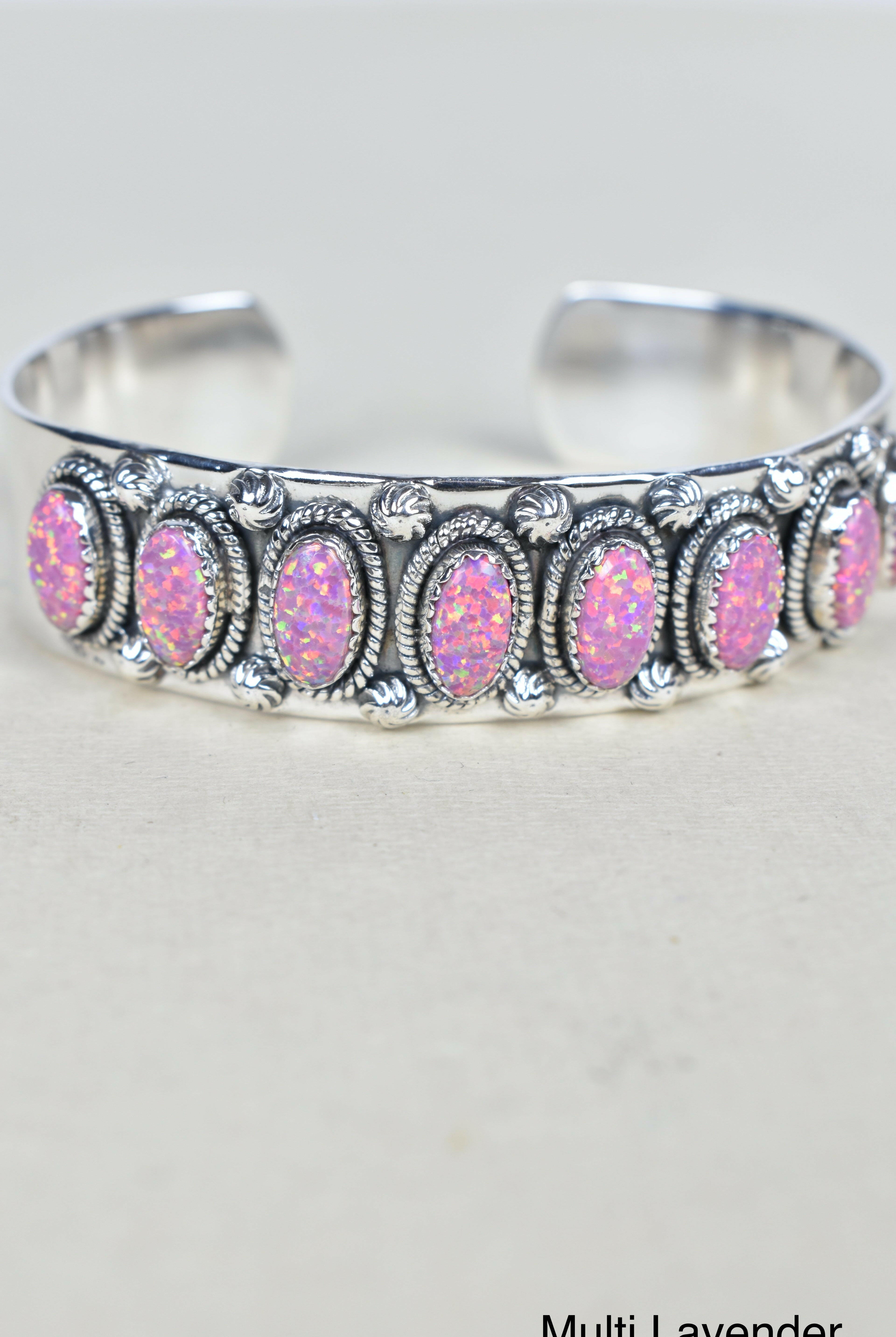 Octet Gem Sterling Silver Cuff-Cuffs-Krush Kandy, Women's Online Fashion Boutique Located in Phoenix, Arizona (Scottsdale Area)