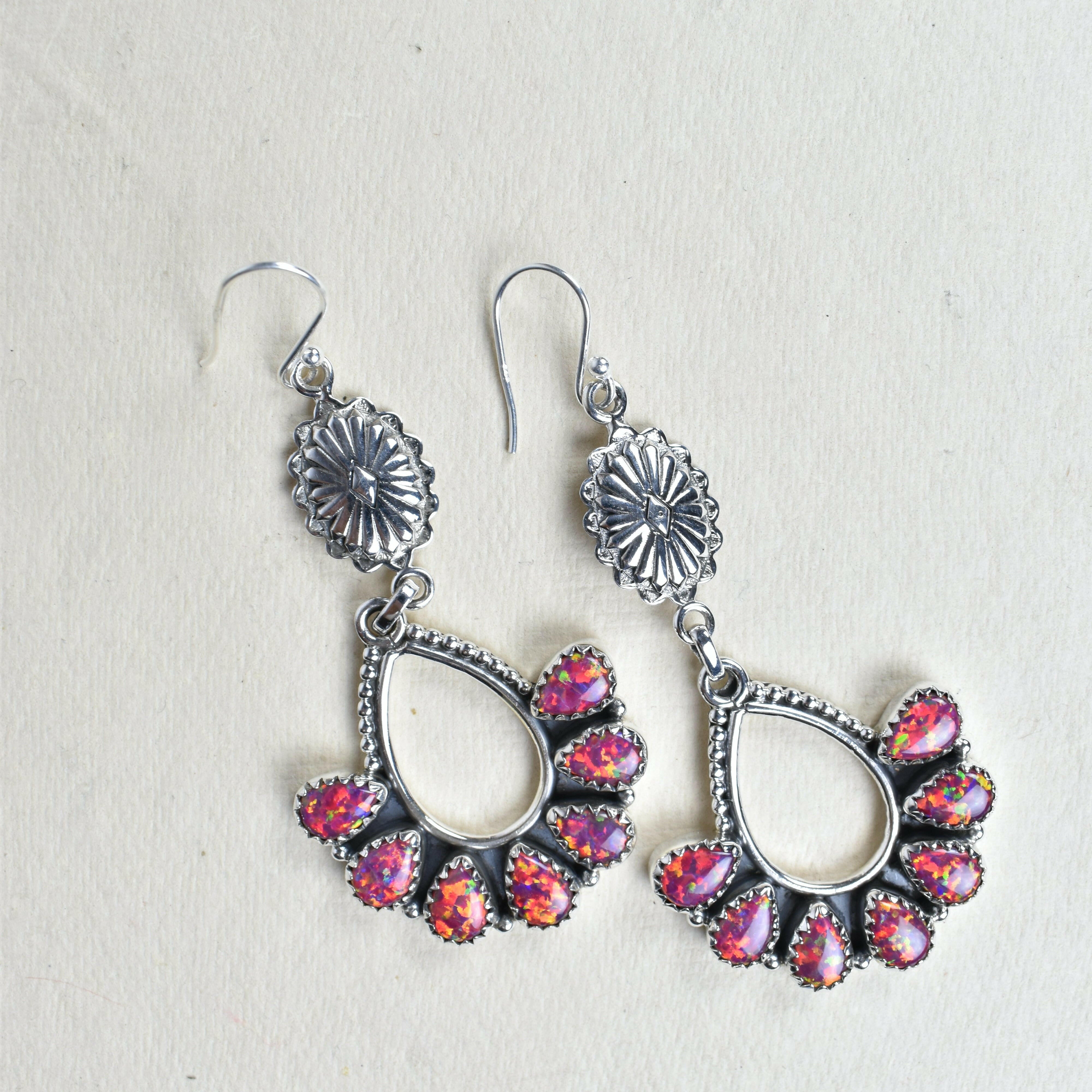 Concho Brielle Earring-Drop Earrings-Krush Kandy, Women's Online Fashion Boutique Located in Phoenix, Arizona (Scottsdale Area)