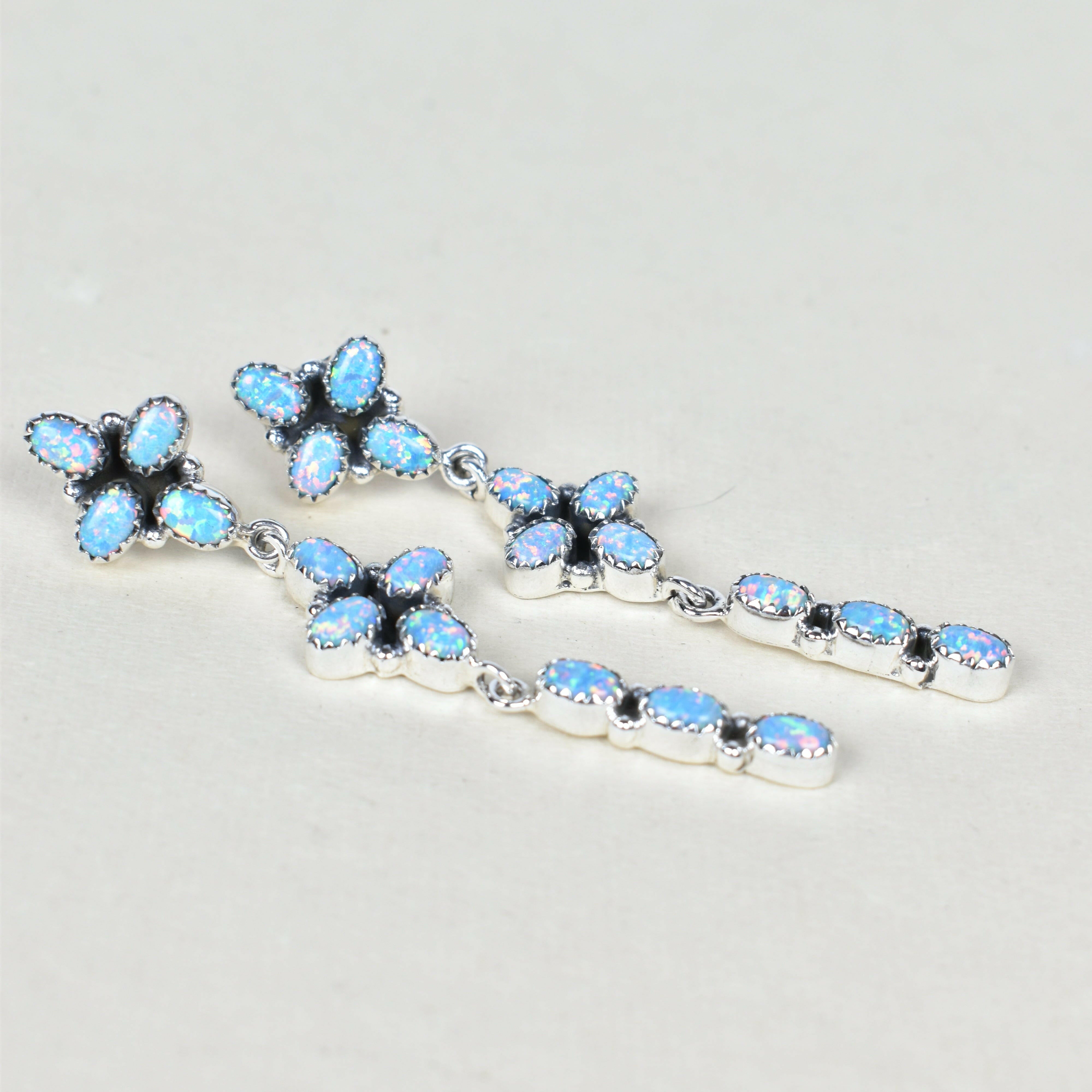 STERLING SILVER DANGLE KITE TALE EARRINGS-Drop Earrings-Krush Kandy, Women's Online Fashion Boutique Located in Phoenix, Arizona (Scottsdale Area)