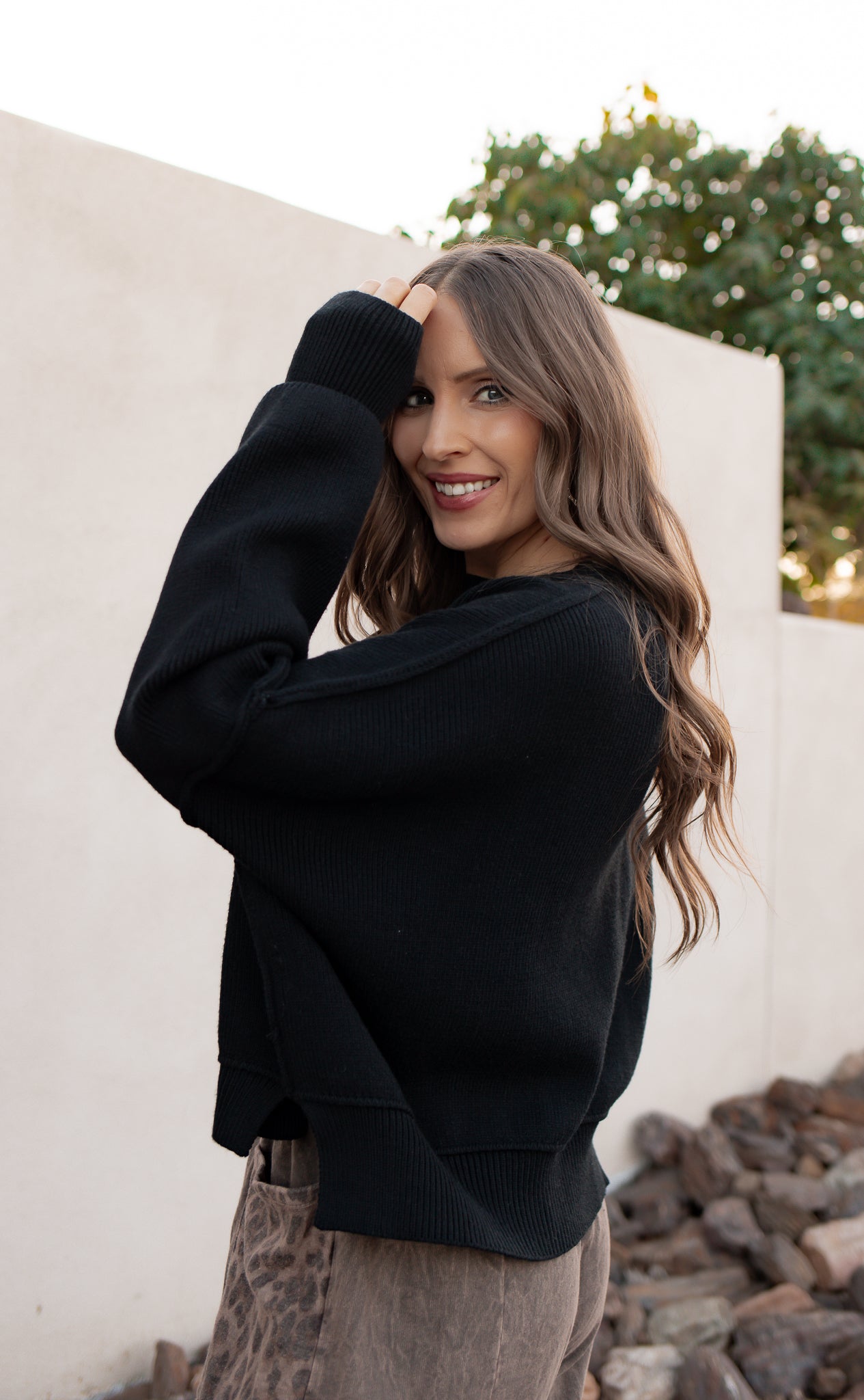 Your Go To Luxe Everyday Sweater | S-XL multiple colors-Sweaters-Krush Kandy, Women's Online Fashion Boutique Located in Phoenix, Arizona (Scottsdale Area)