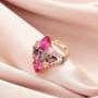 Cubic Zirconia Geometric Vintage Cocktail Ring-Rings-Krush Kandy, Women's Online Fashion Boutique Located in Phoenix, Arizona (Scottsdale Area)