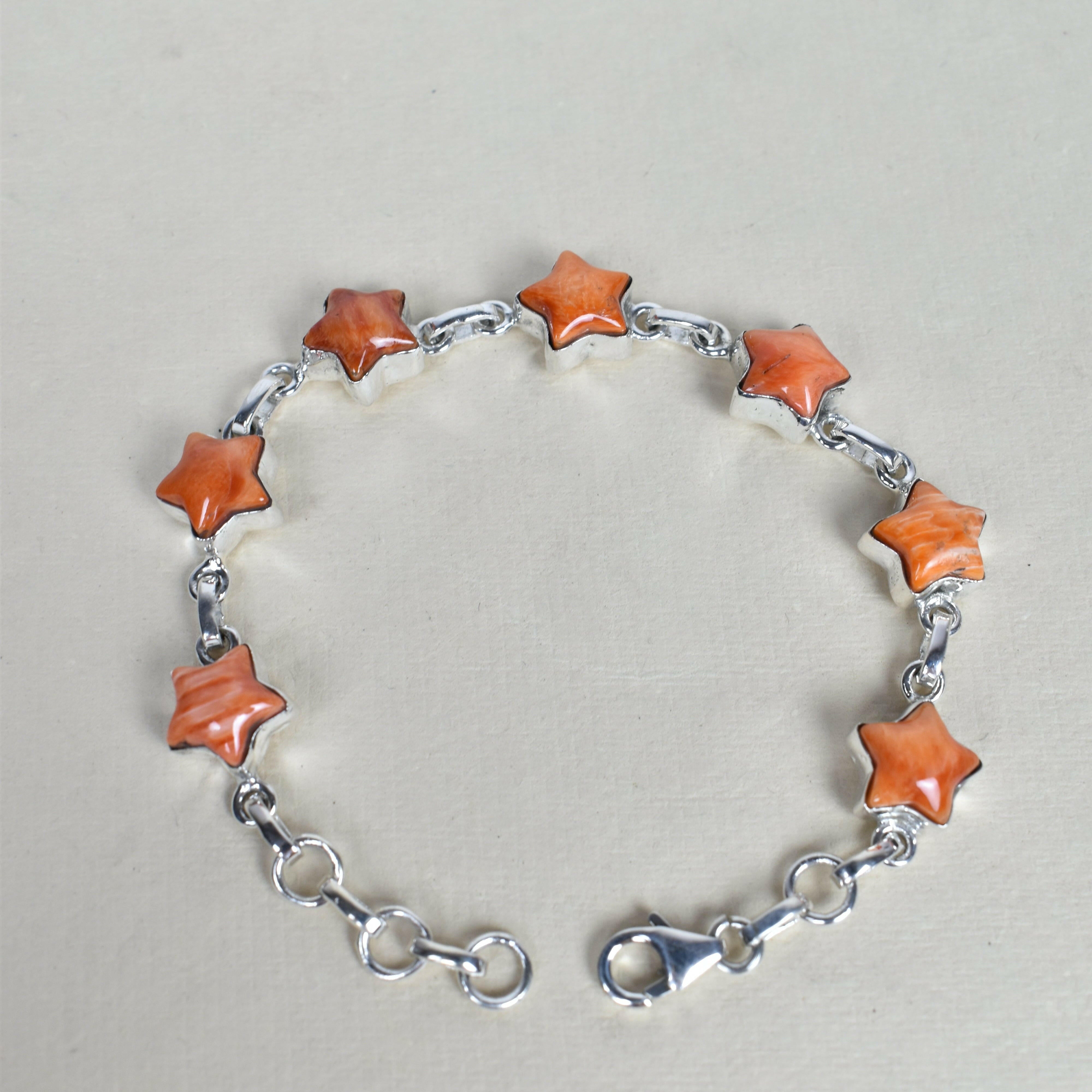7 Star General Sterling Silver Bracelet-Gemstone Bracelets-Krush Kandy, Women's Online Fashion Boutique Located in Phoenix, Arizona (Scottsdale Area)
