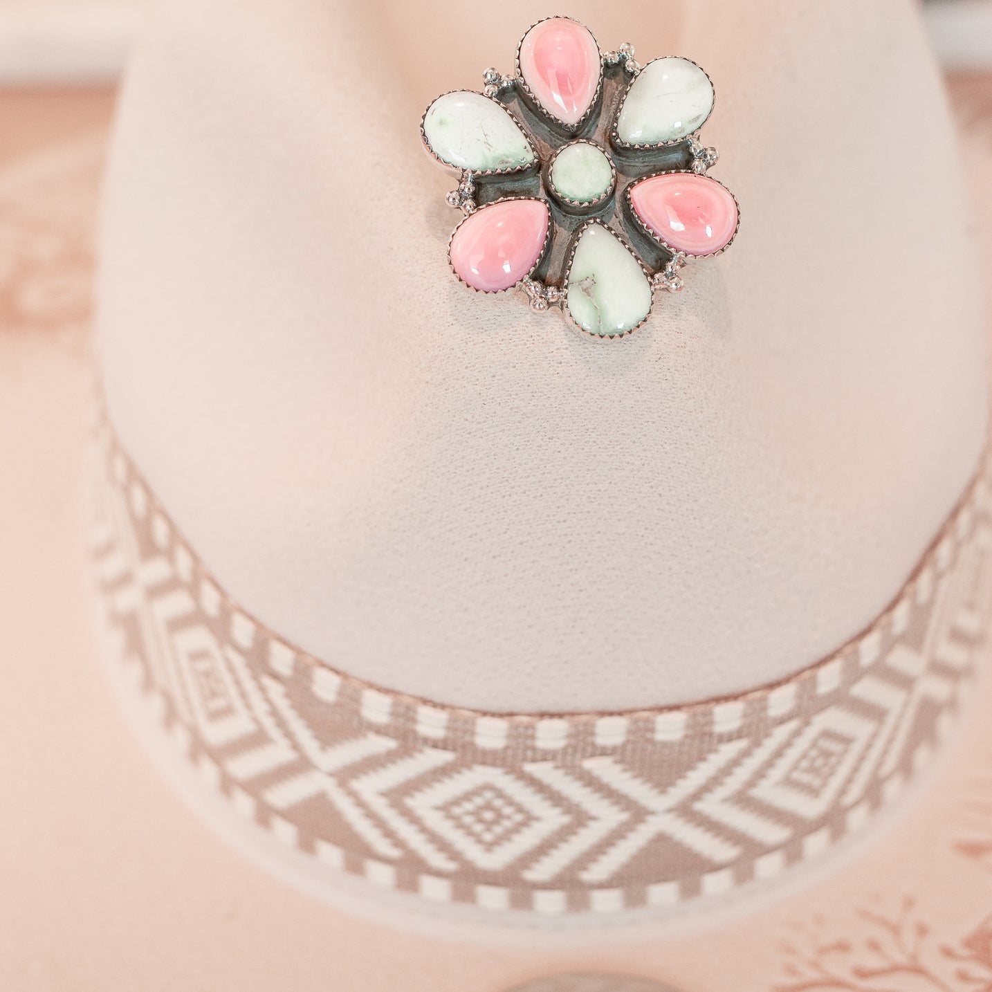 Pink Conch & Paloma One Of A Kind Rings-Rings-Krush Kandy, Women's Online Fashion Boutique Located in Phoenix, Arizona (Scottsdale Area)