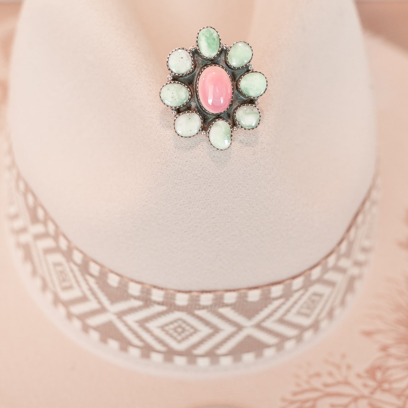 Pink Conch & Paloma One Of A Kind Rings-Rings-Krush Kandy, Women's Online Fashion Boutique Located in Phoenix, Arizona (Scottsdale Area)