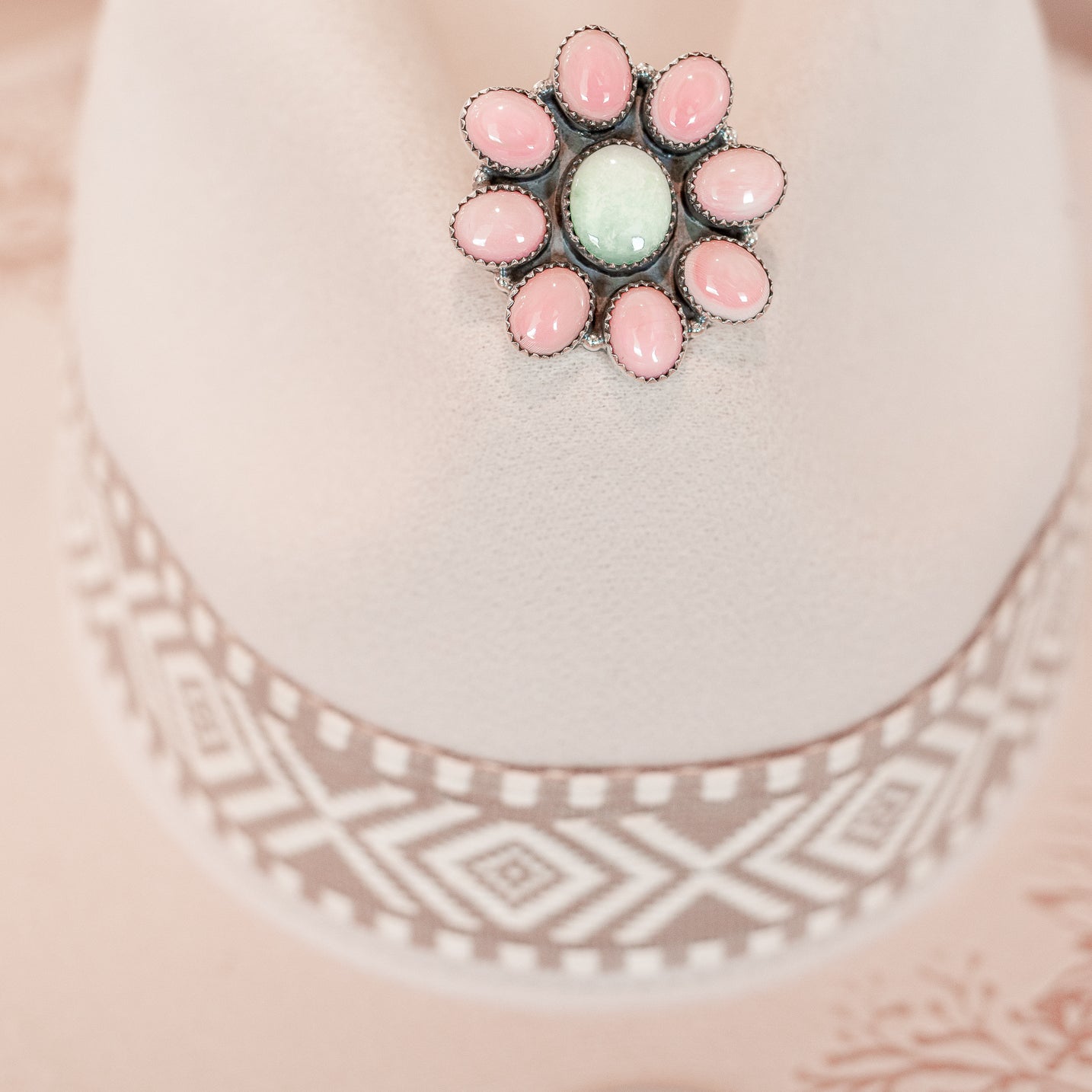 Pink Conch & Paloma One Of A Kind Rings-Rings-Krush Kandy, Women's Online Fashion Boutique Located in Phoenix, Arizona (Scottsdale Area)