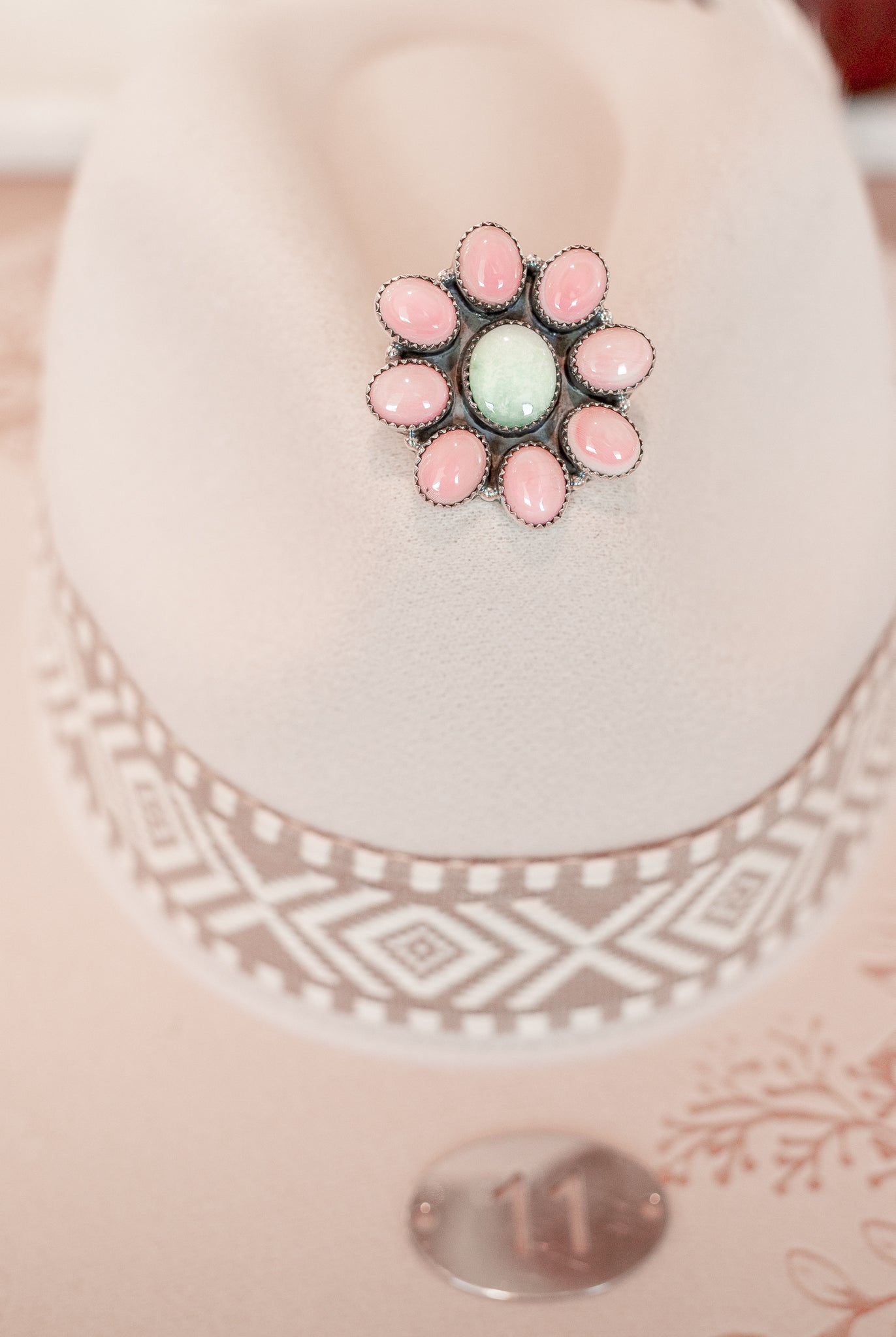 Pink Conch & Paloma One Of A Kind Rings-Rings-Krush Kandy, Women's Online Fashion Boutique Located in Phoenix, Arizona (Scottsdale Area)