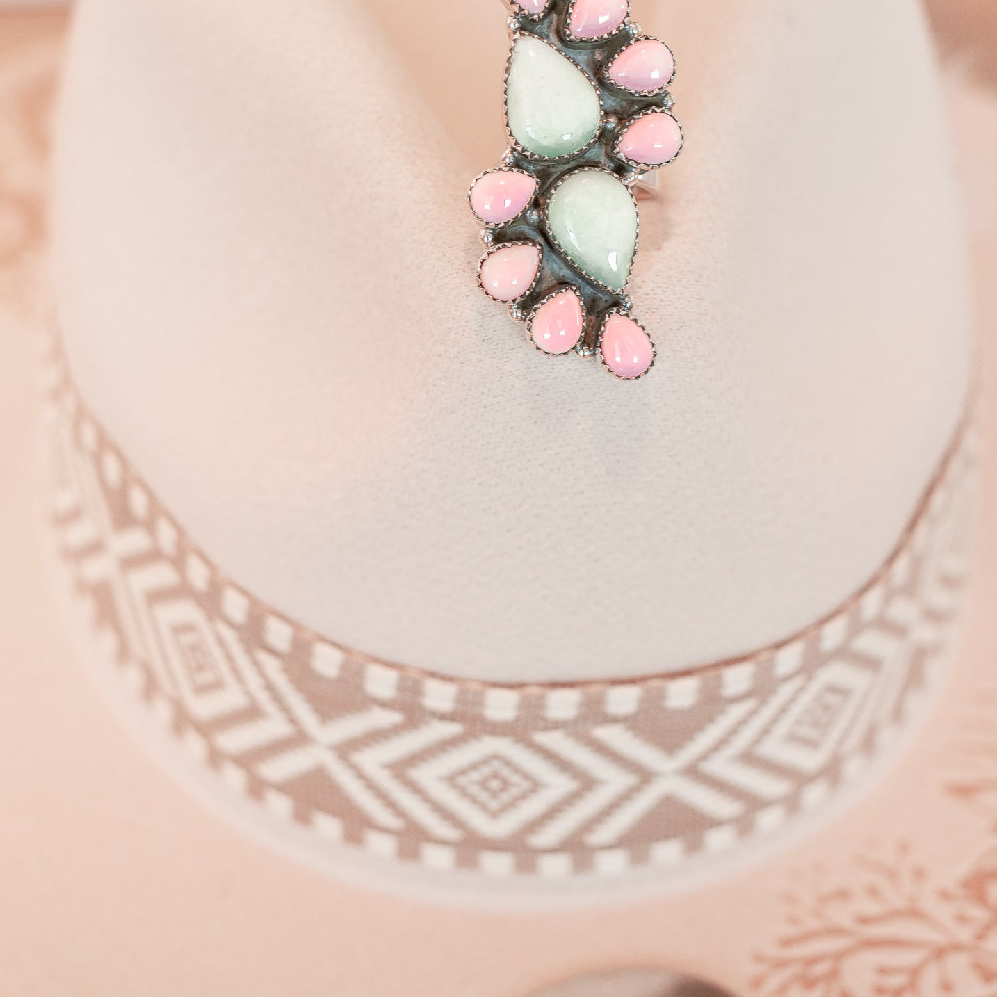 Pink Conch & Paloma One Of A Kind Rings-Rings-Krush Kandy, Women's Online Fashion Boutique Located in Phoenix, Arizona (Scottsdale Area)
