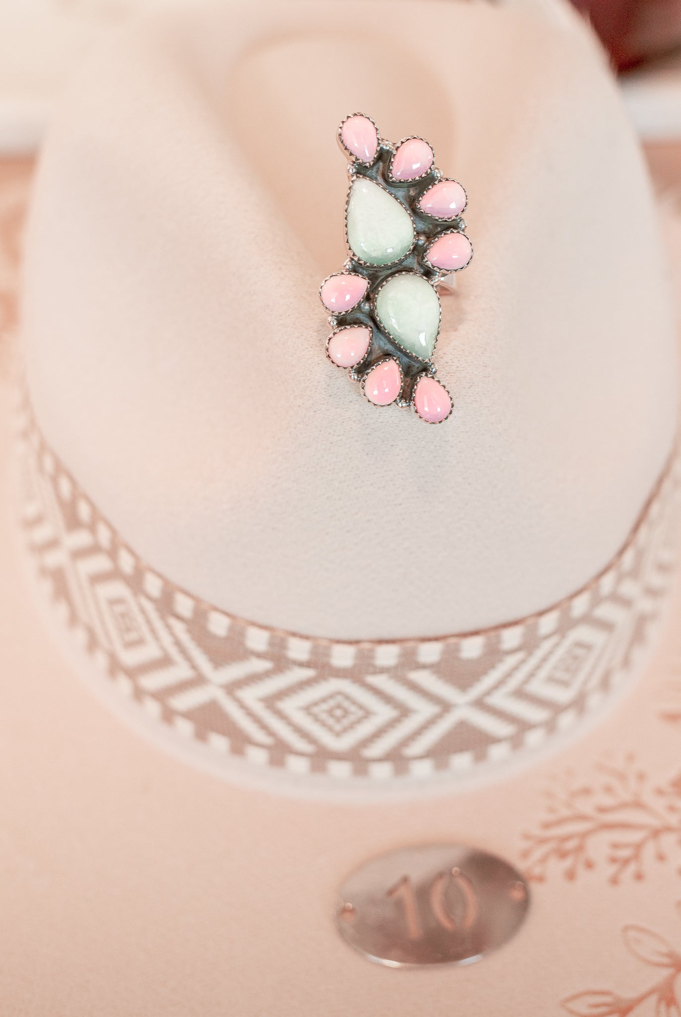 Pink Conch & Paloma One Of A Kind Rings-Rings-Krush Kandy, Women's Online Fashion Boutique Located in Phoenix, Arizona (Scottsdale Area)