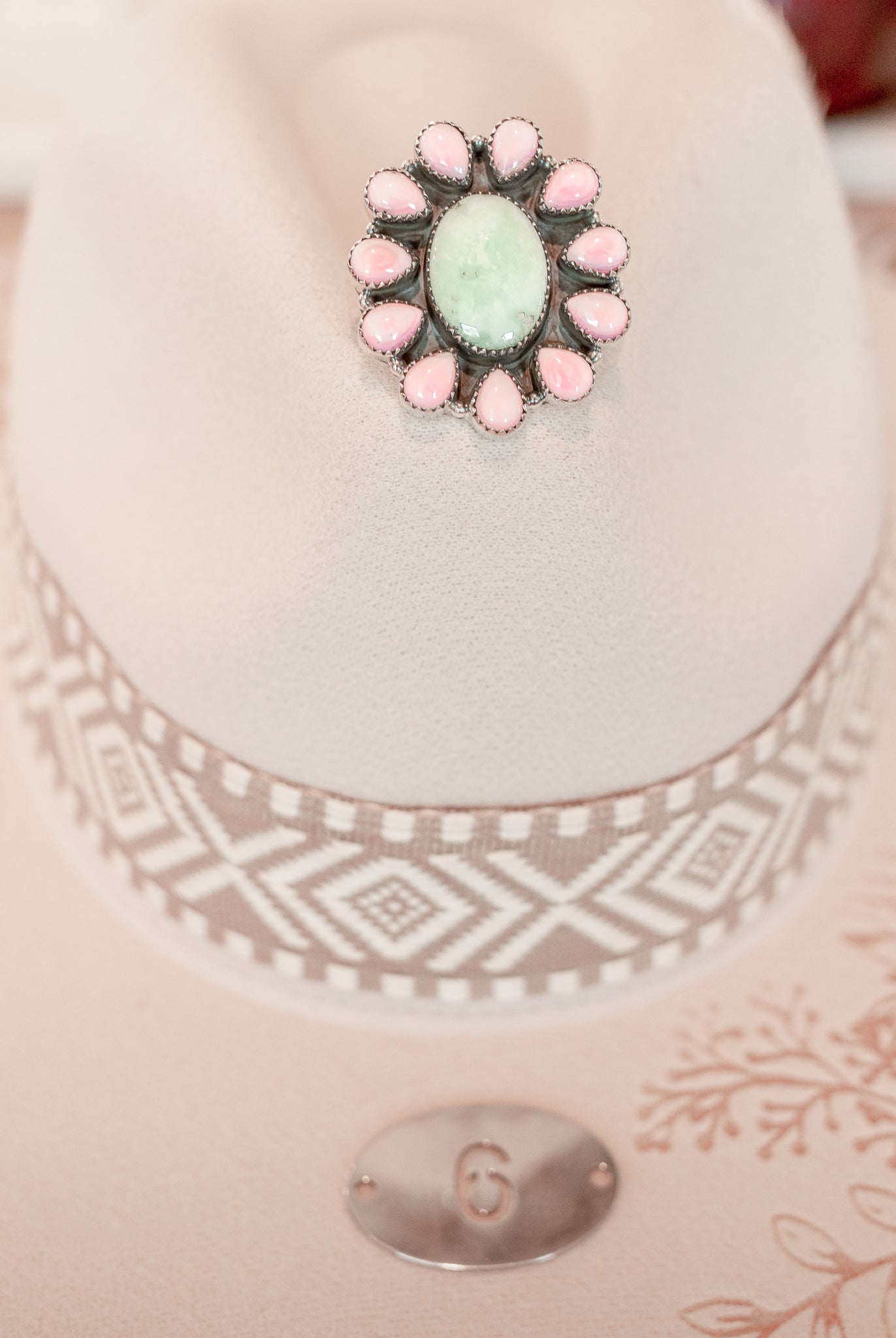 Pink Conch & Paloma One Of A Kind Rings-Rings-Krush Kandy, Women's Online Fashion Boutique Located in Phoenix, Arizona (Scottsdale Area)