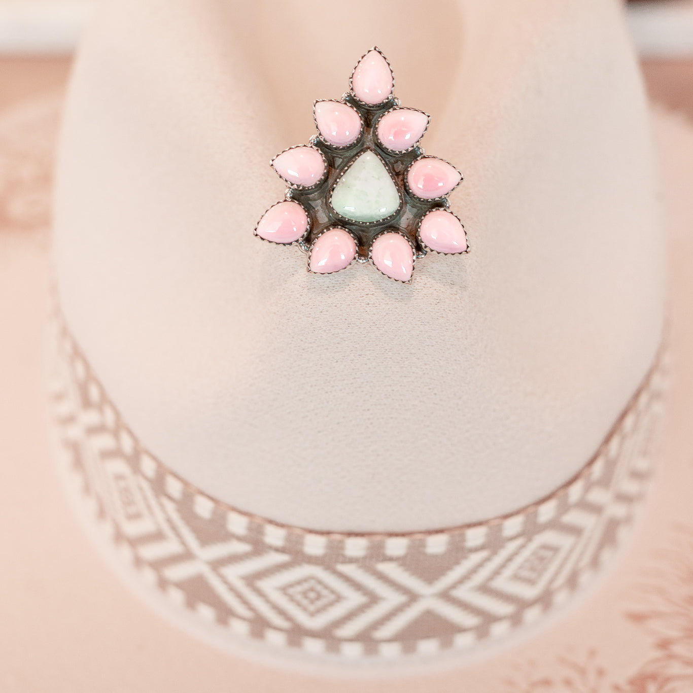 Pink Conch & Paloma One Of A Kind Rings-Rings-Krush Kandy, Women's Online Fashion Boutique Located in Phoenix, Arizona (Scottsdale Area)